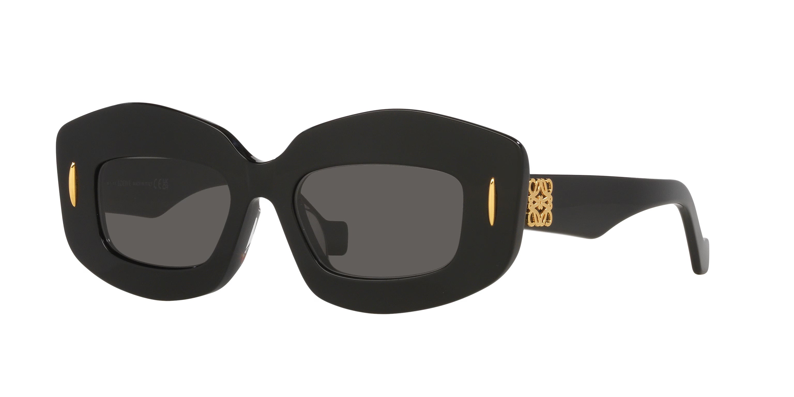 LOEWE SUNGLASSES CHUNKY ANAGRAM - LW40114F 01A 50