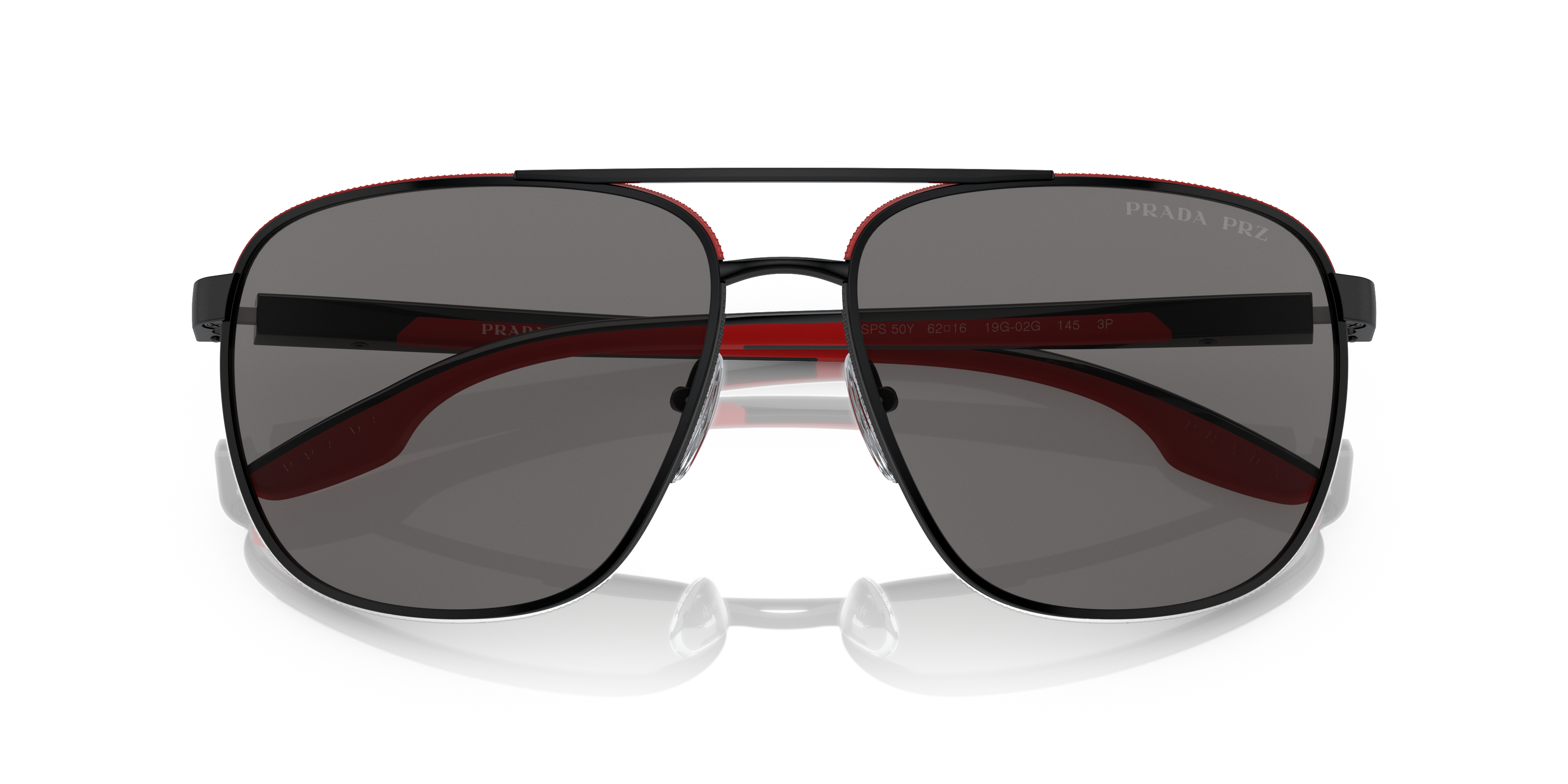 PRADA LINEA ROSSA SUNGLASSES - PS 50YS 19G02G 62