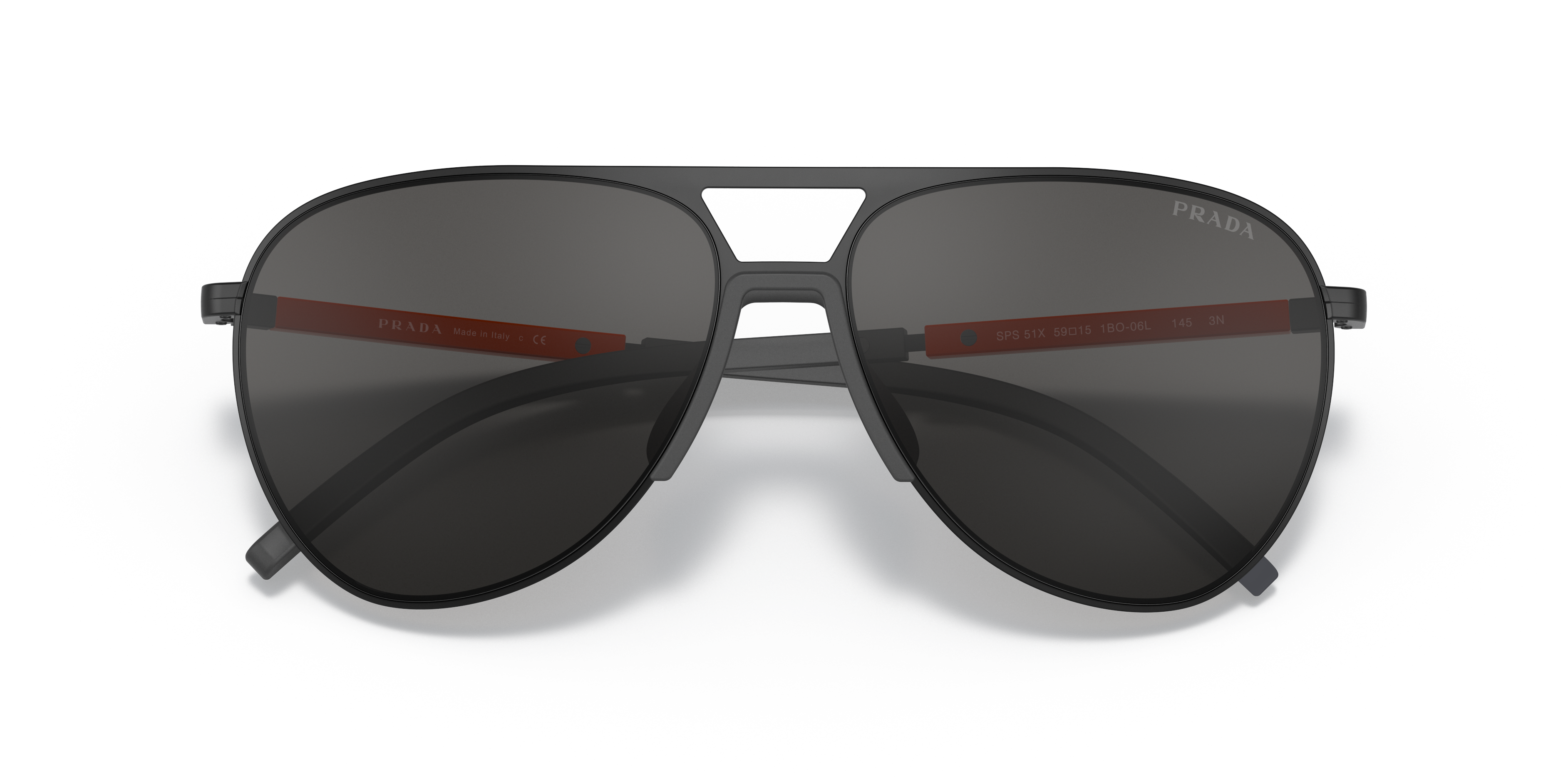 PRADA LINEA ROSSA SUNGLASSES - 51XS 1BO06L59