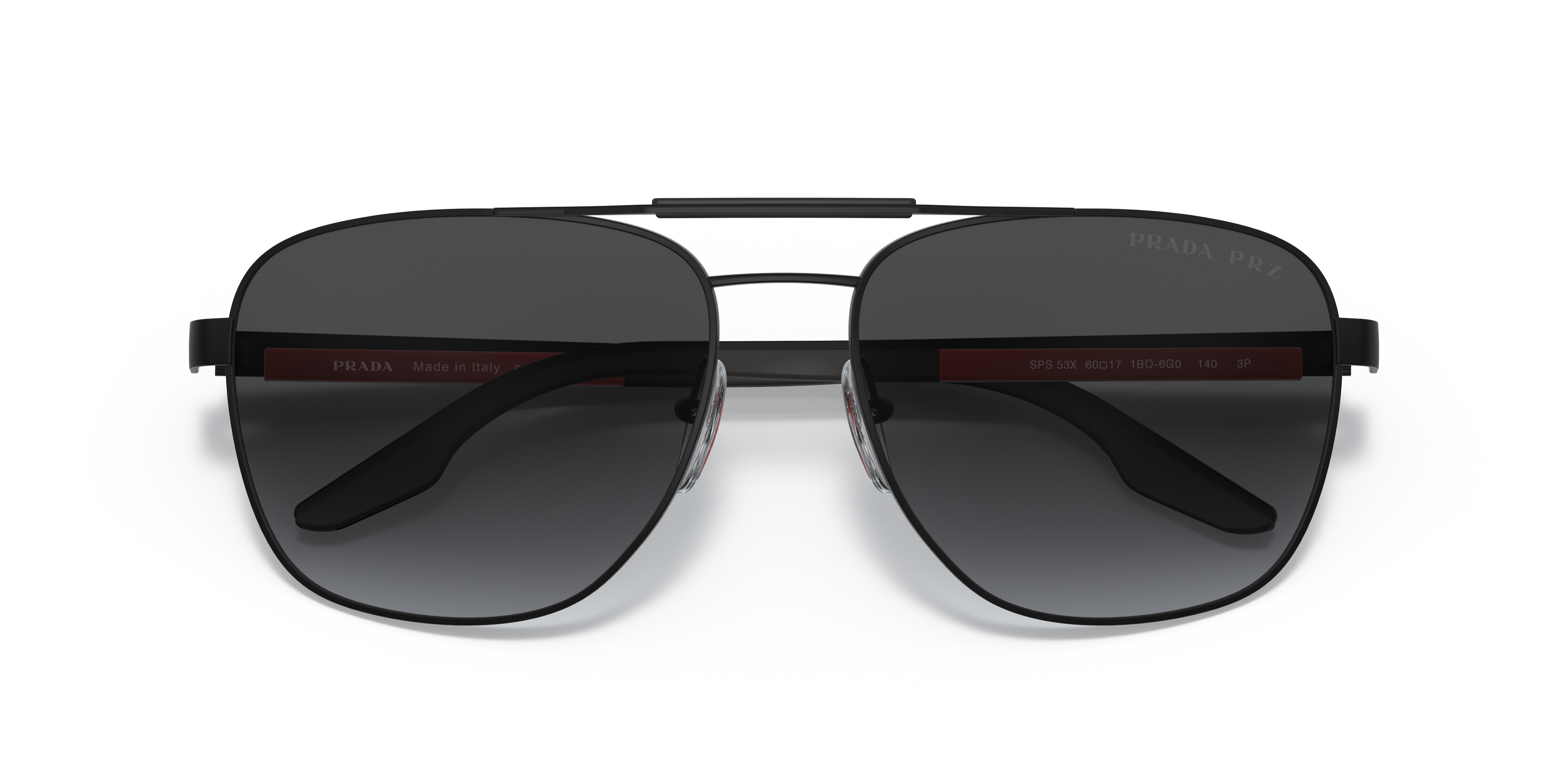 PRADA LINEA ROSSA SUNGLASSES - 53XS 1BO6G0 60