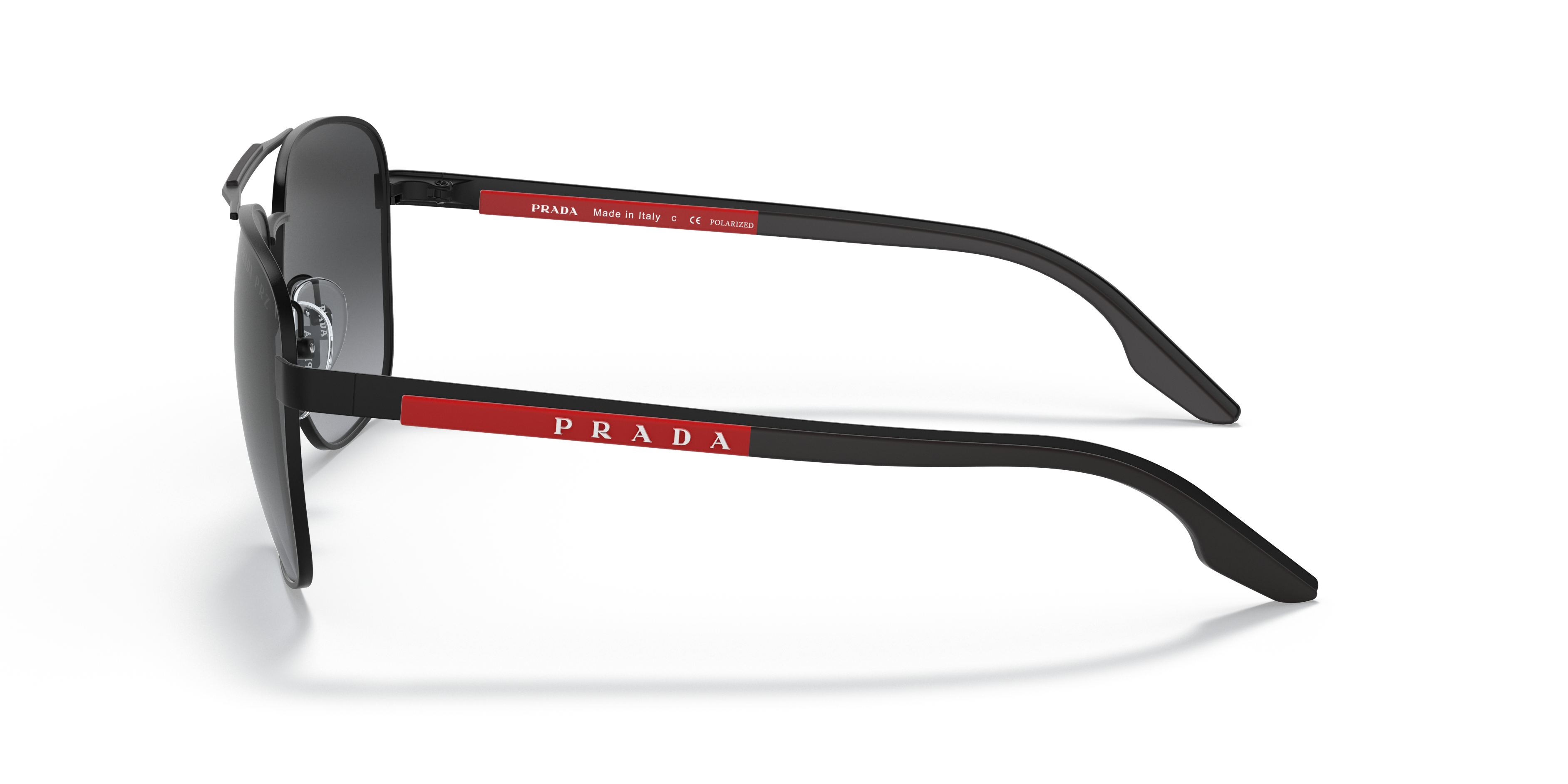 PRADA LINEA ROSSA SUNGLASSES - 53XS 1BO6G0 60