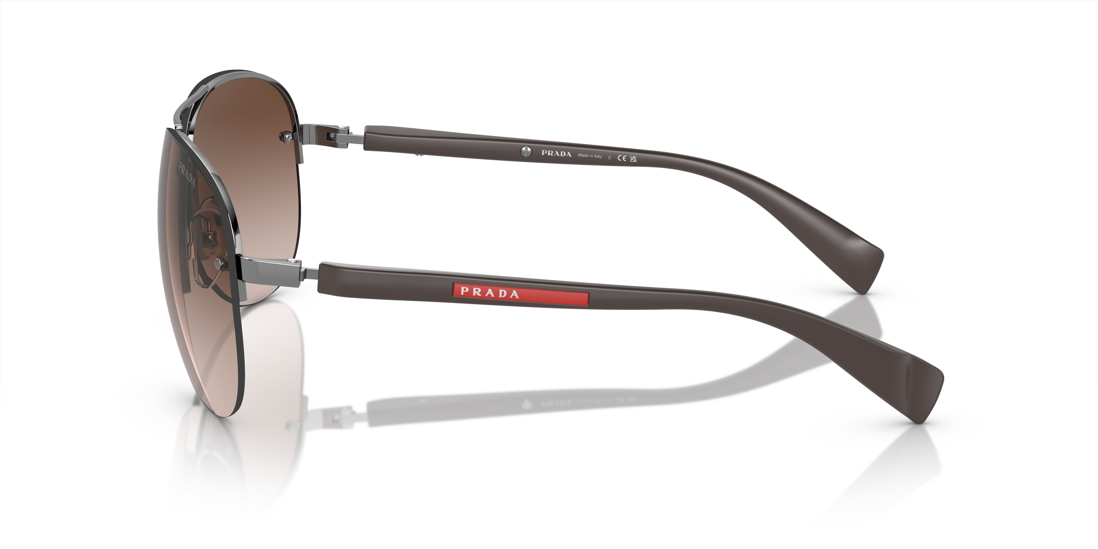 PRADA LINEA ROSSA SUNGLASSES - PS 56MS 5AV6S1 62