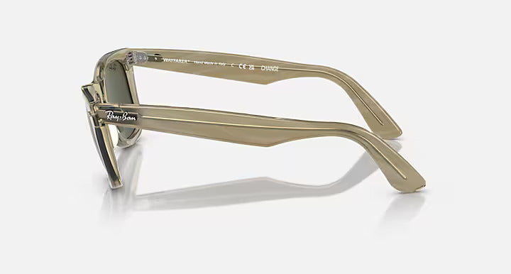 RAY-BAN SUNGLASSES WAYFARER - RB2140 138731 50 - Photo Striped Gray