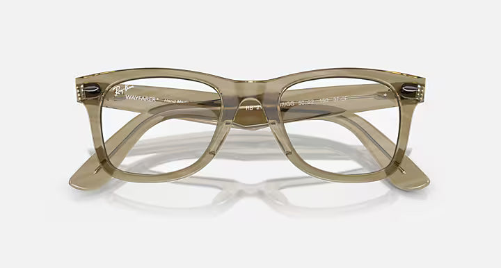 RAY-BAN SUNGLASSES WAYFARER - RB2140 1387GG 50 - Photo Striped Gray