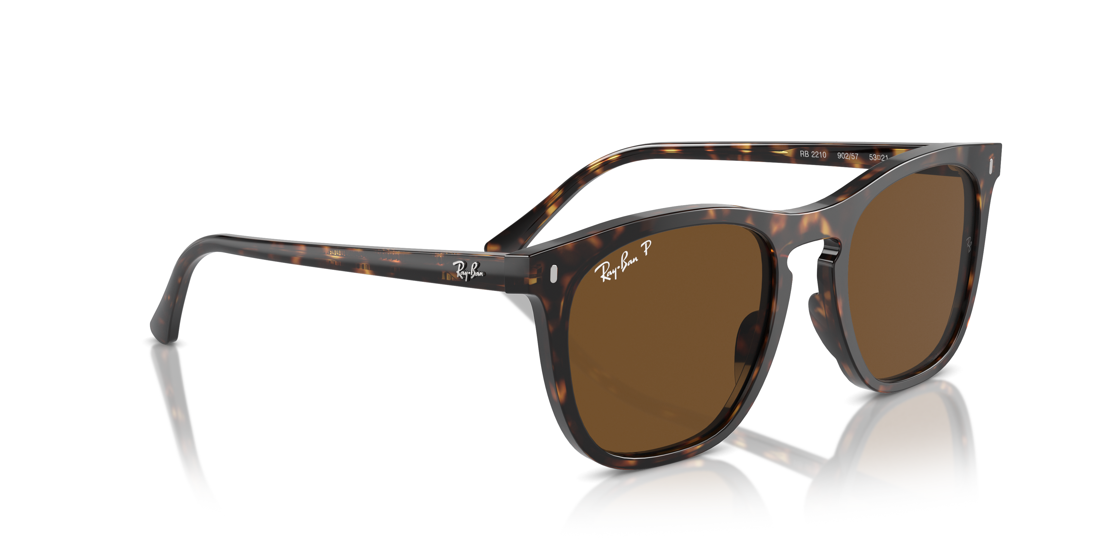 RAY-BAN SUNGLASSES - RB2210 902/57 53