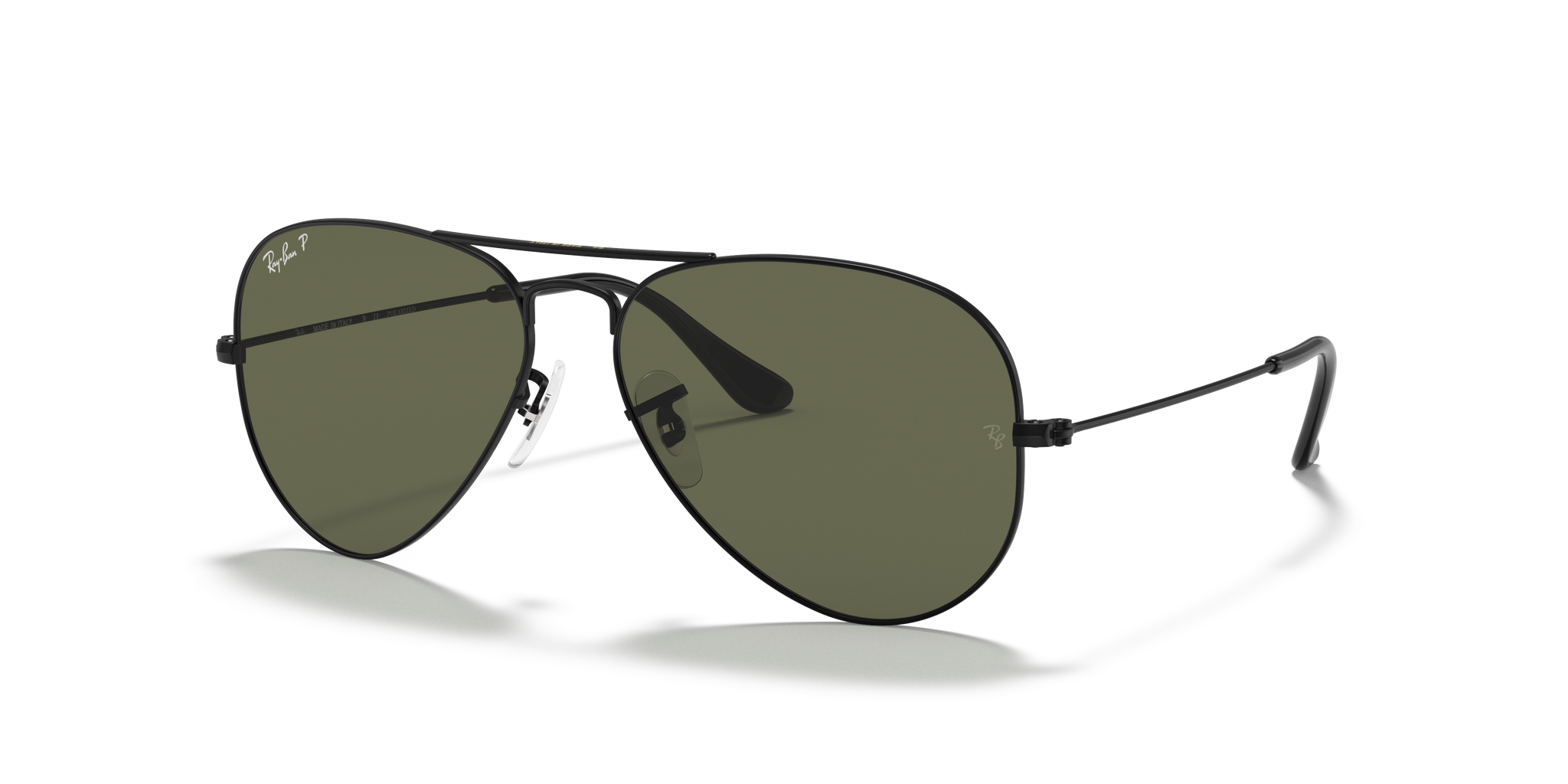 小物 RAY-BAN AVIATOR Lifestyle RB3025 002/58 Ray-Ban Aviator Classic Green Polarized Unisex Sunglasses