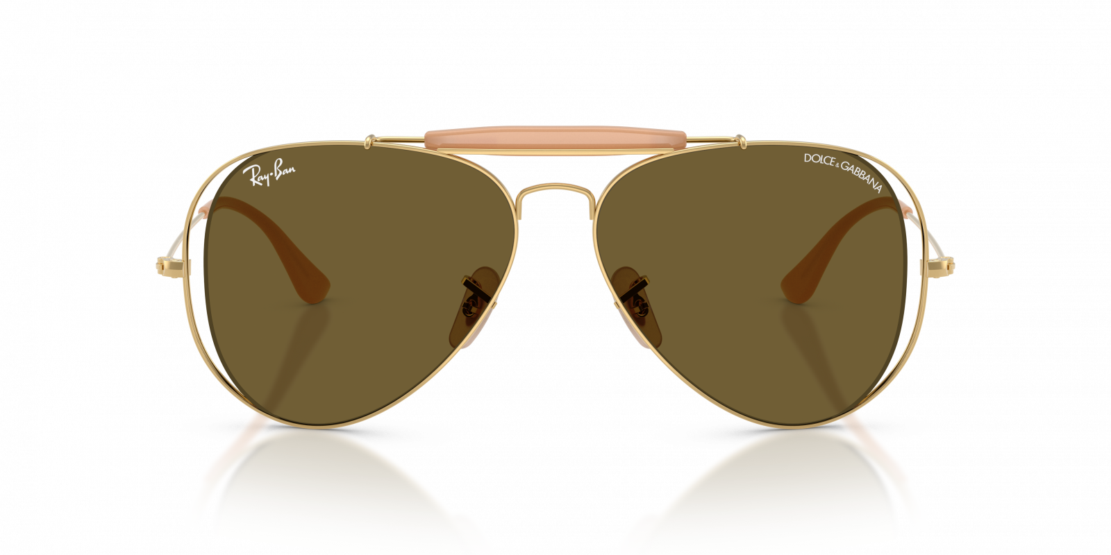 RAY-BAN X DOLCE GABBANA SUNGLASSES AVIATOR OUTDOORSMAN - RB3029M 001/73