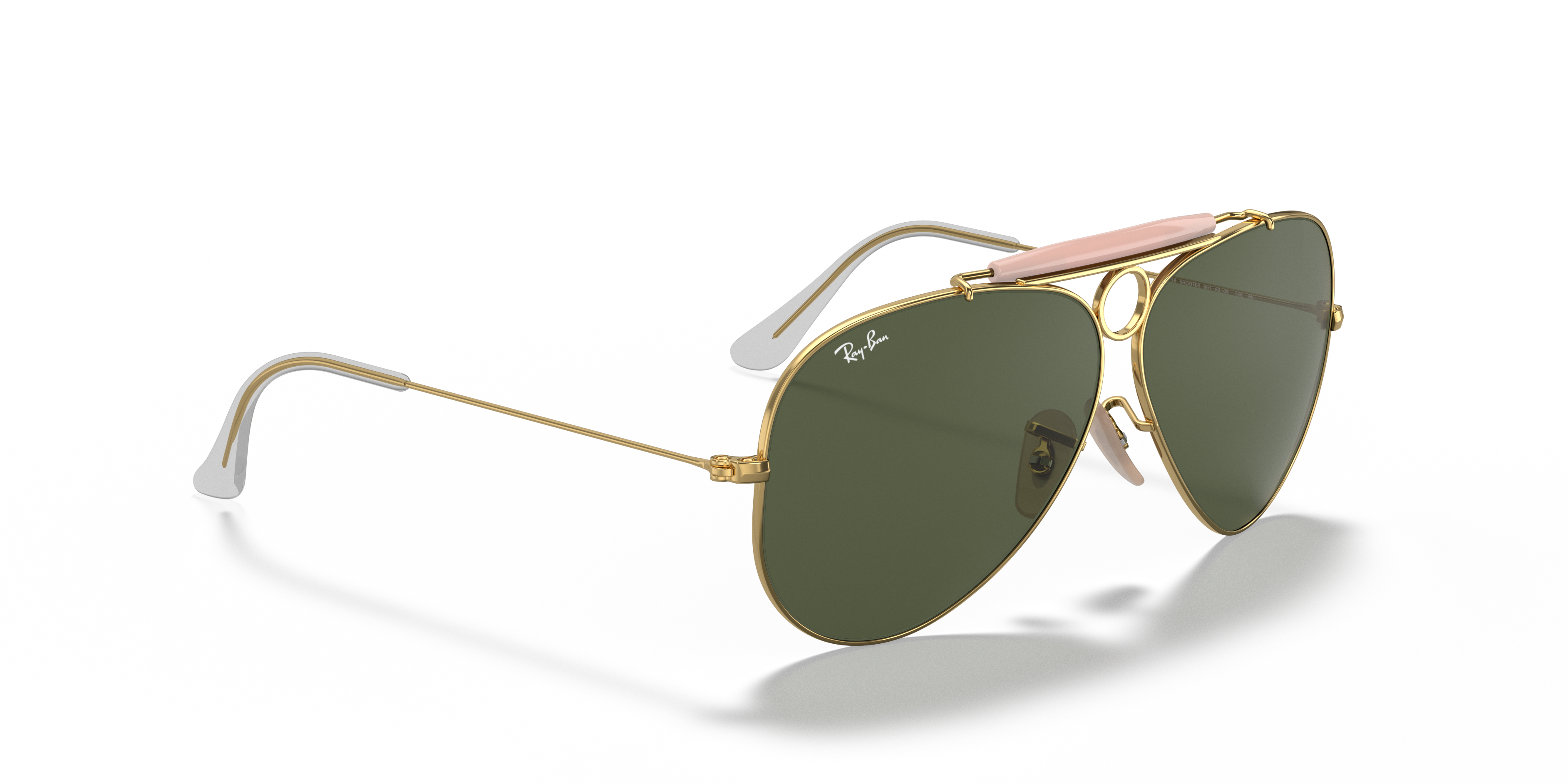 RAY-BAN SUNGLASSES AVIATOR SHOOTER - RB3138 001 62