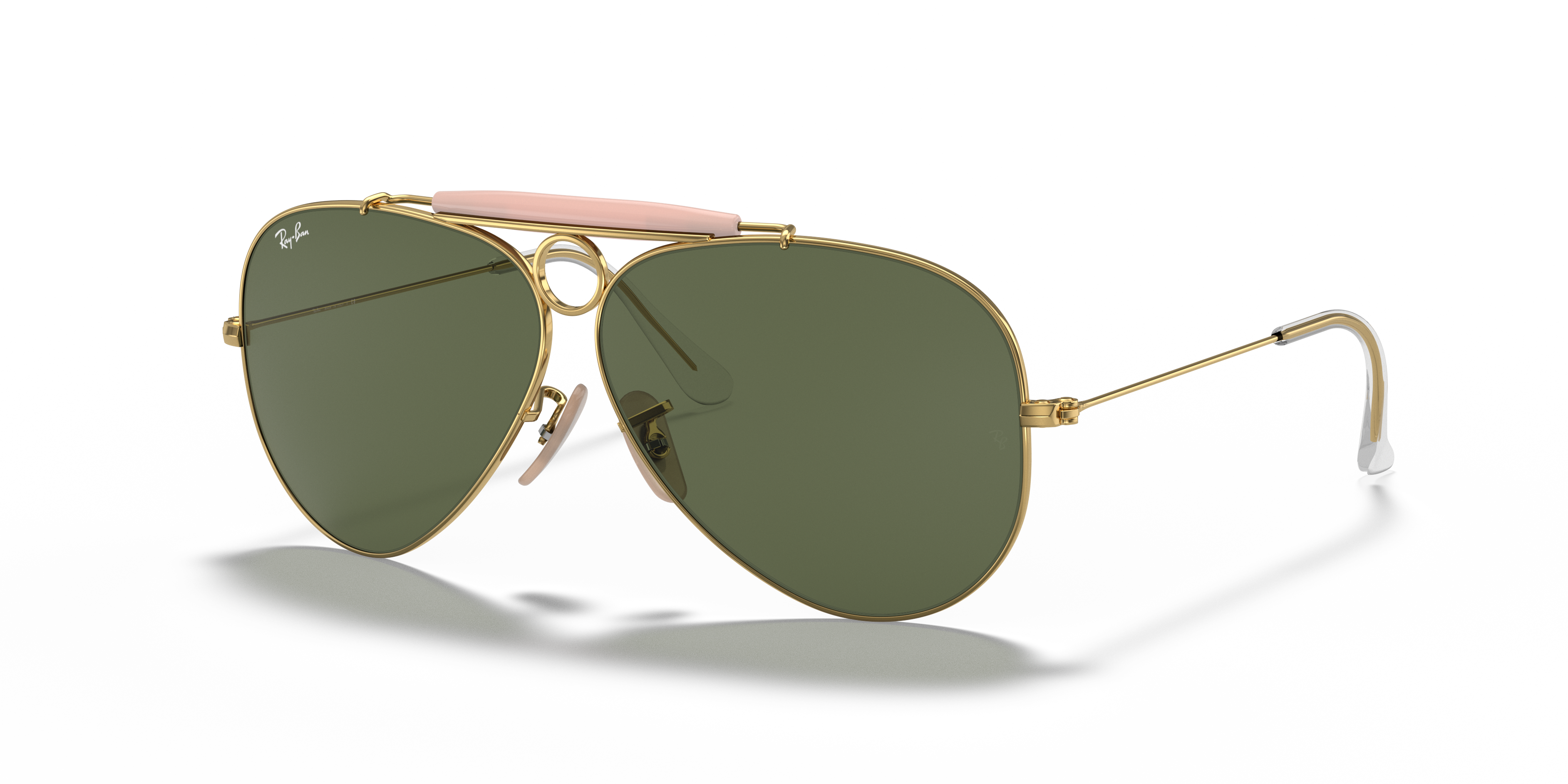 RAY-BAN SUNGLASSES AVIATOR SHOOTER - RB3138 001 62