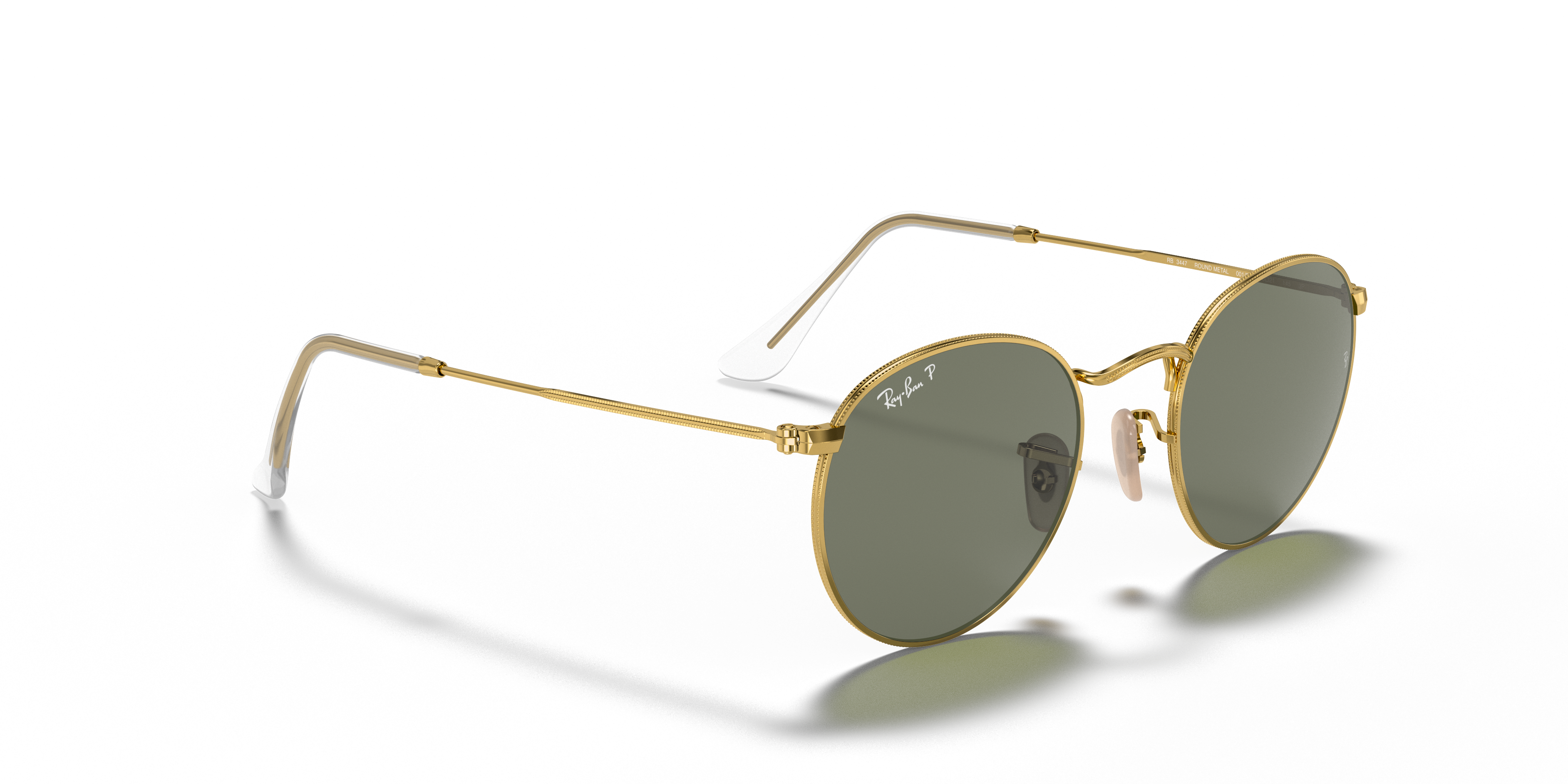 RAY-BAN SUNGLASSES ROUND METAL - RB3447 001/58 50