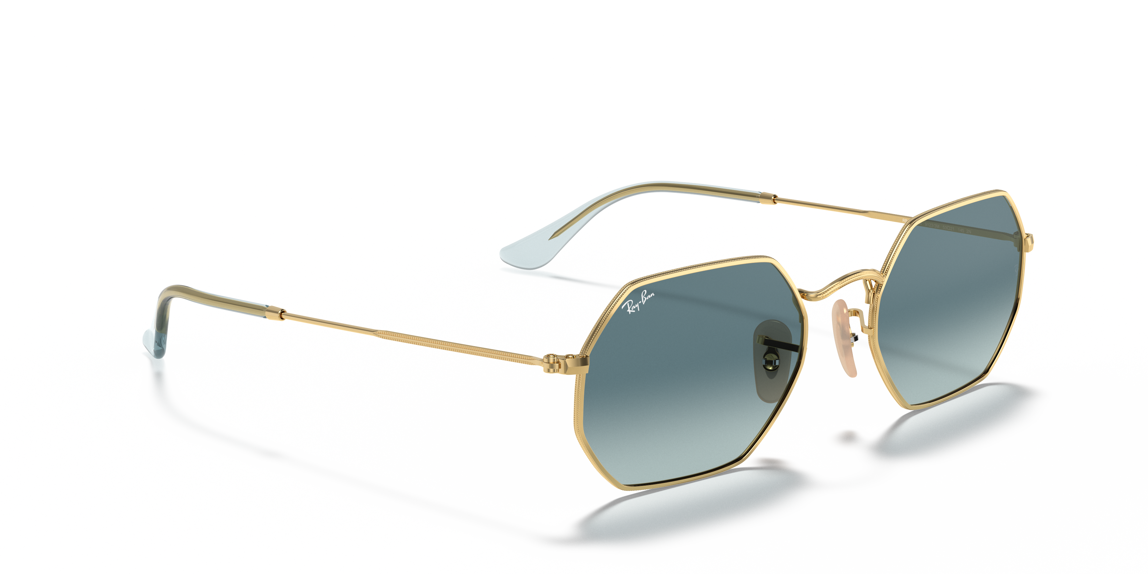 RAY-BAN SUNGLASSES OCTAGONAL - RB3556N 91233M 53