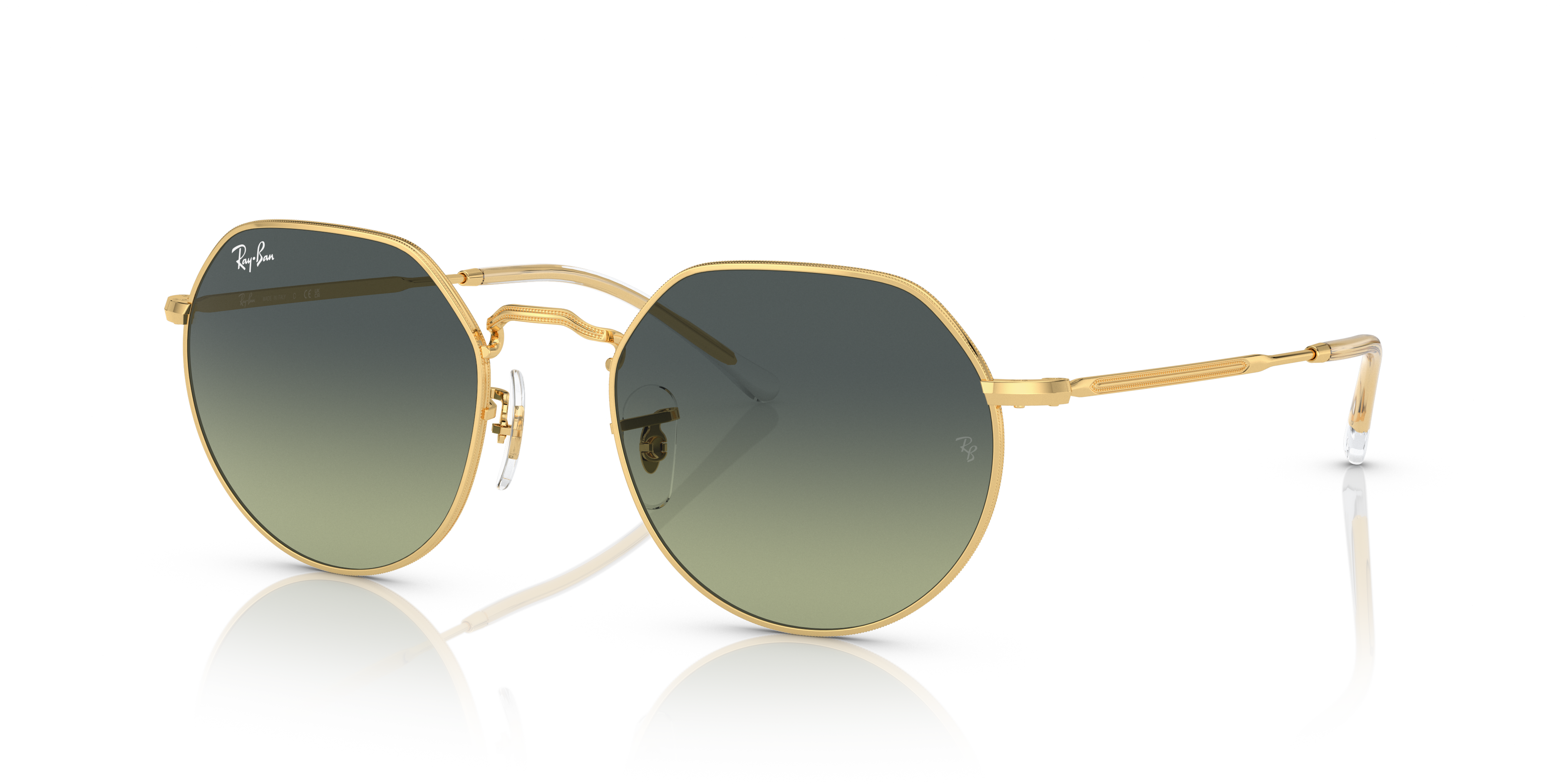 RAY-BAN SUNGLASSES JACK - RB3565 001/BH 53