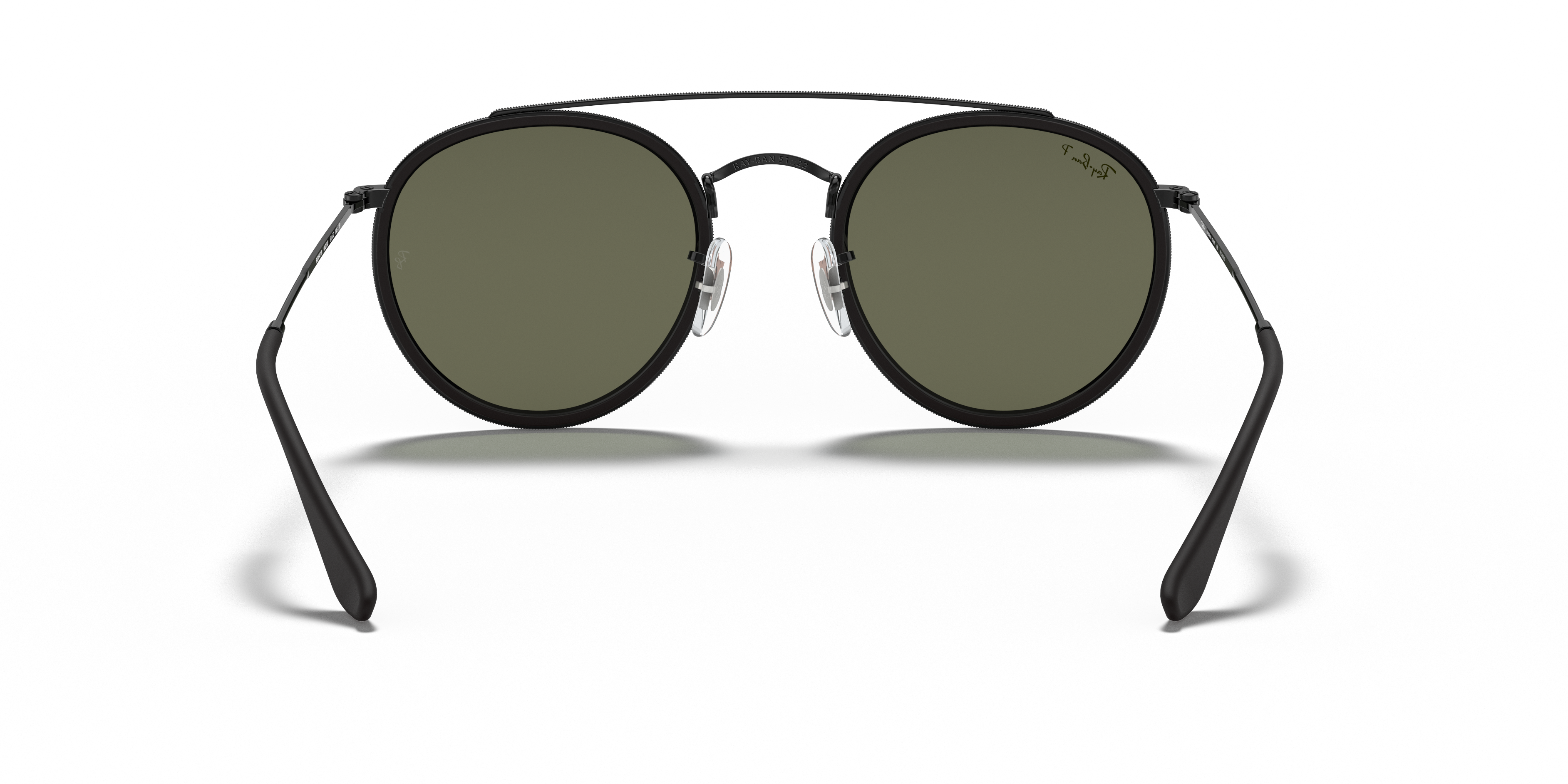 RAY-BAN SUNGLASSES ROUND DOUBLE BRIDGE - RB3647N 002/58 51