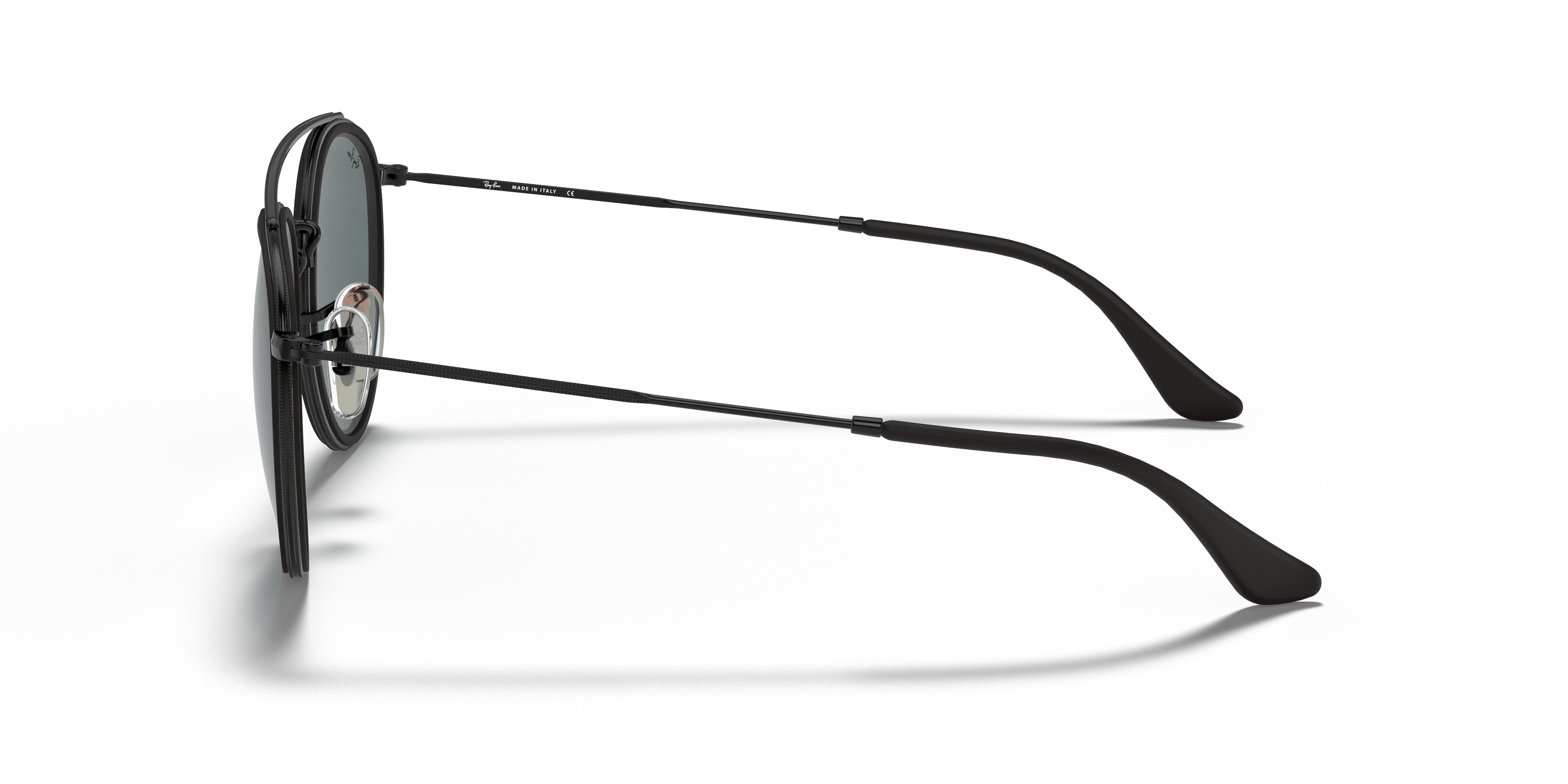 RAY-BAN SUNGLASSES ROUND DOUBLE BRIDGE - RB3647N 002/R5 51