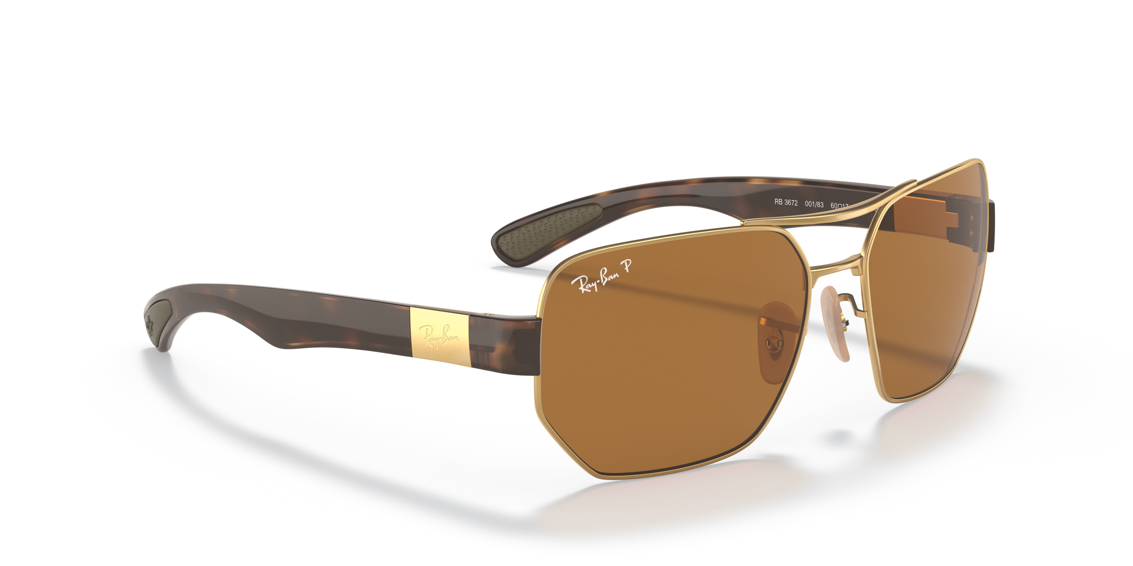 RAY-BAN SUNGLASSES - RB3672 001/83 60