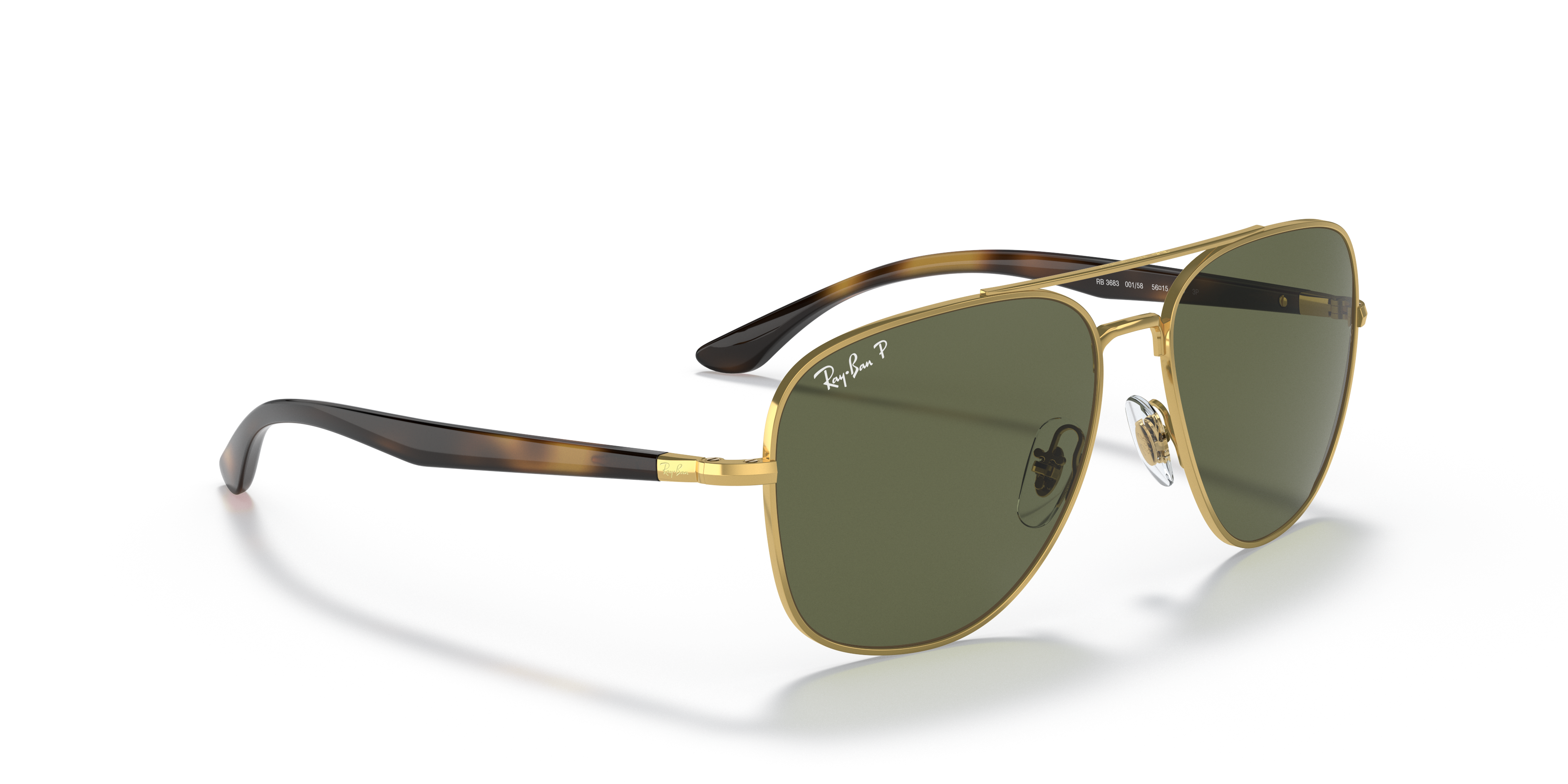 RAYBAN SUNGLASSES - RB3683 001 58 56