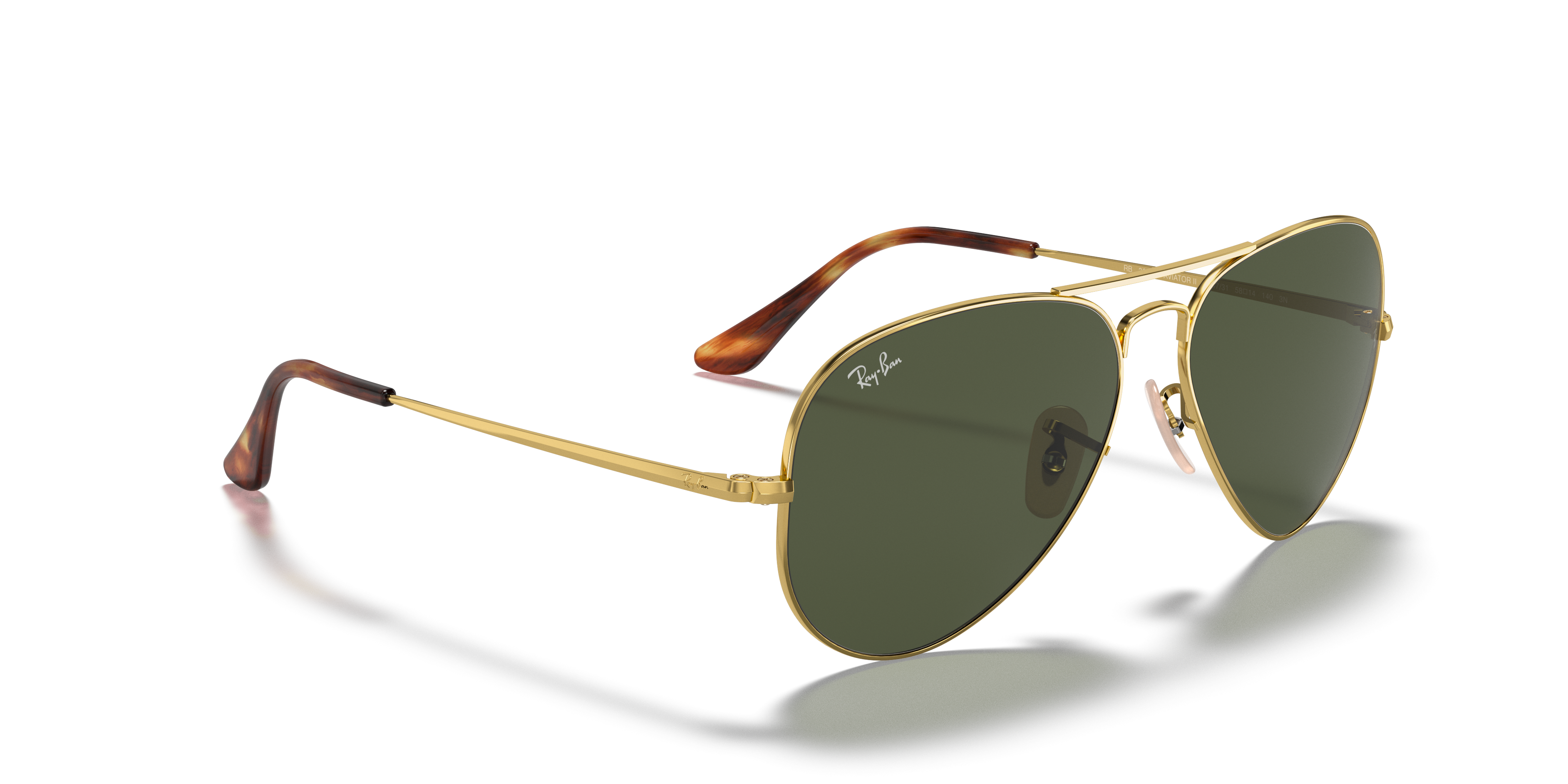 RAY-BAN SUNGLASSES AVIATOR METAL II - RB3689 914731 58