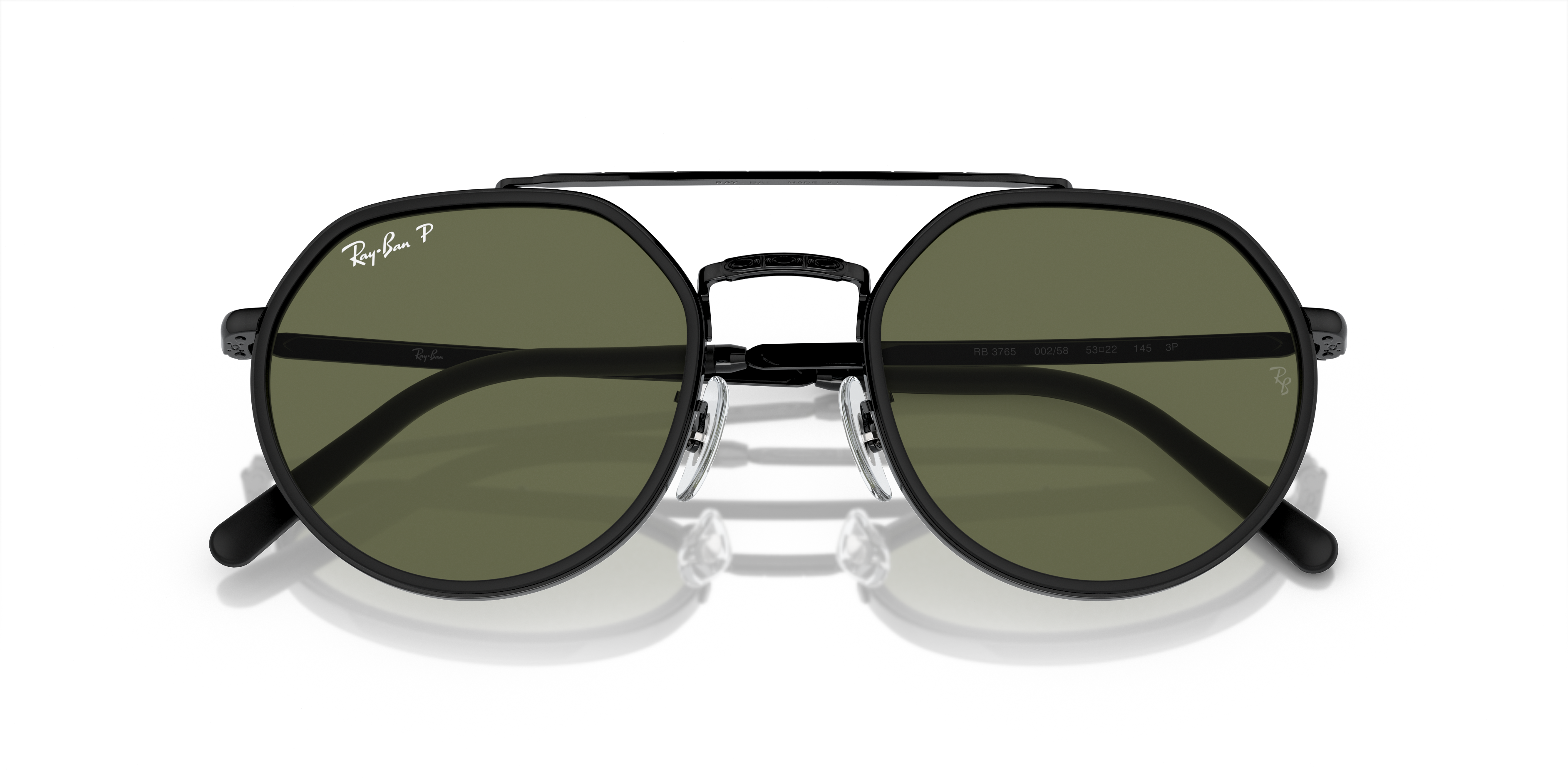 RAY-BAN SUNGLASSES - RB3765 002/58 53