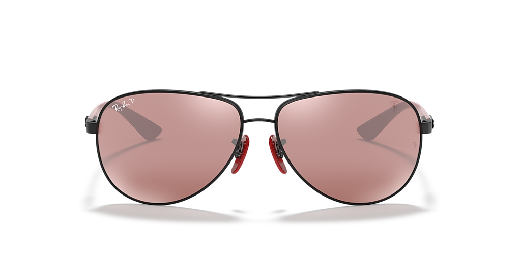 RAY-BAN SUNGLASSES CARBON FIBRE SCUDERIA FERRARI - RB8313M F002H2 61