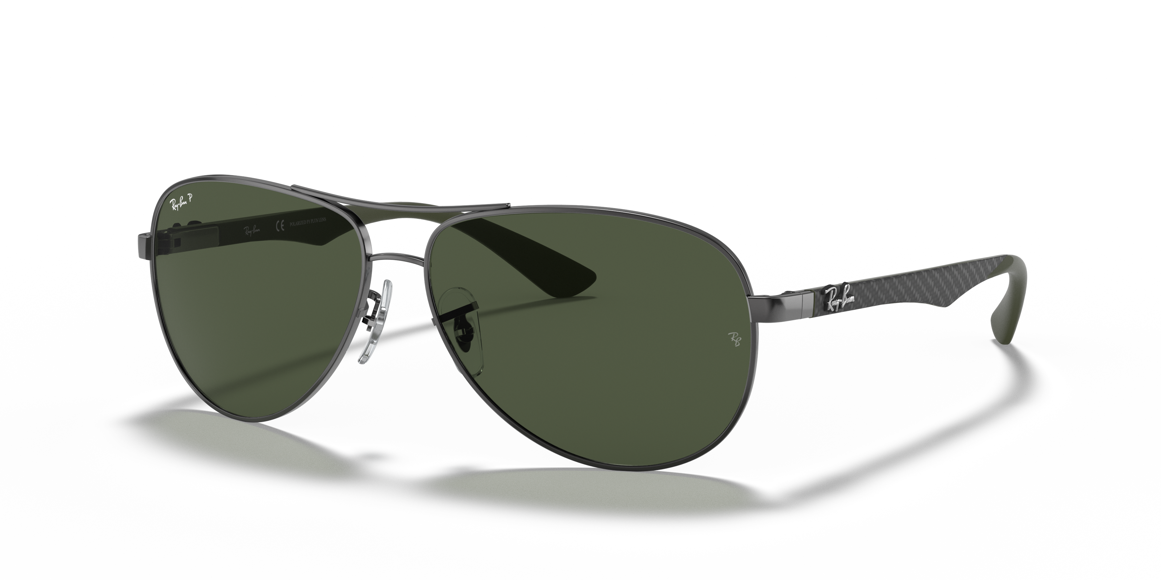 RAY-BAN SUNGLASSES CARBON FIBRE - RB8313 004/N5 61