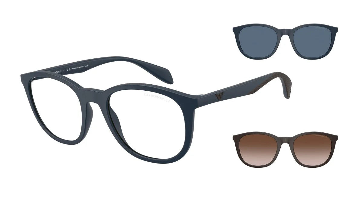 EMPORIO ARMANI CLIP-ON EYEGLASSES - EA4211 61851W 52