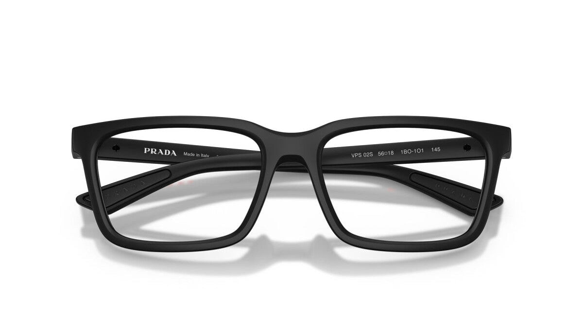 PRADA LINEA ROSSA EYEGLASSES - PS 02SV 1BO1O1 56