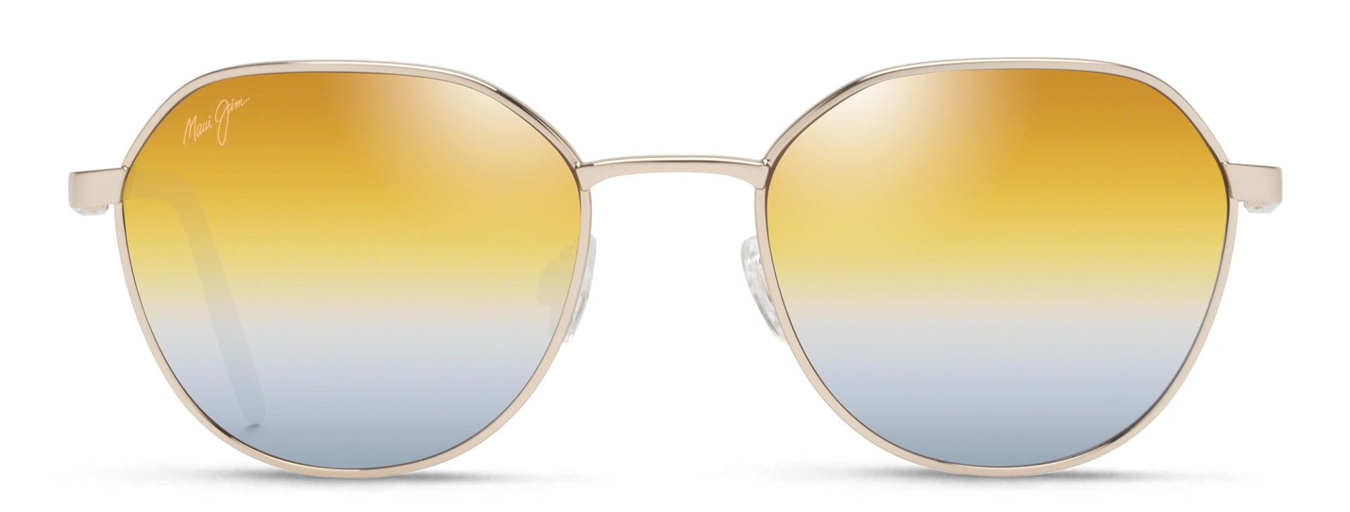 MAUI JIM SUNGLASSES - DGS845 16 GOLD TO SILVER HUKIKAU GOLD MAETAL