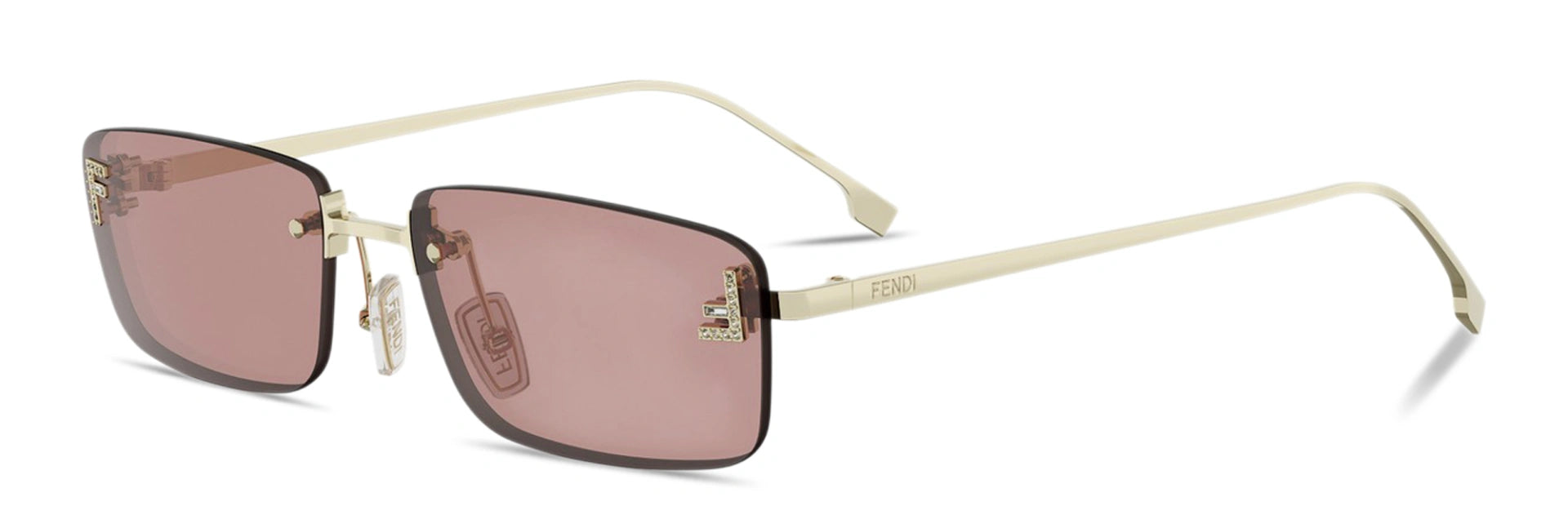 FENDI FIRST CRYSTAL SUNGLASSES - FE4172US 32Y 54