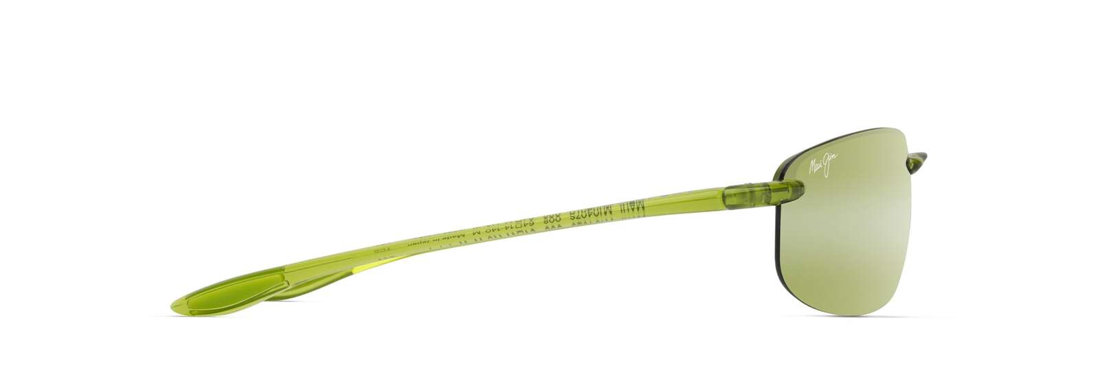 MAUI JIM SUNGLASSES - MJ0407S / HT407-15 008-15 64 GREEN HO OKIPA SHINY TRANSPARENT LIGHT-GREEN