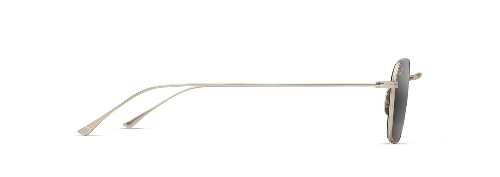 نظارات شمسية ماوي جيم - MJ0690S / 690-16 001-16 48 رمادي ميكالا مطفي ذهبي فاتح