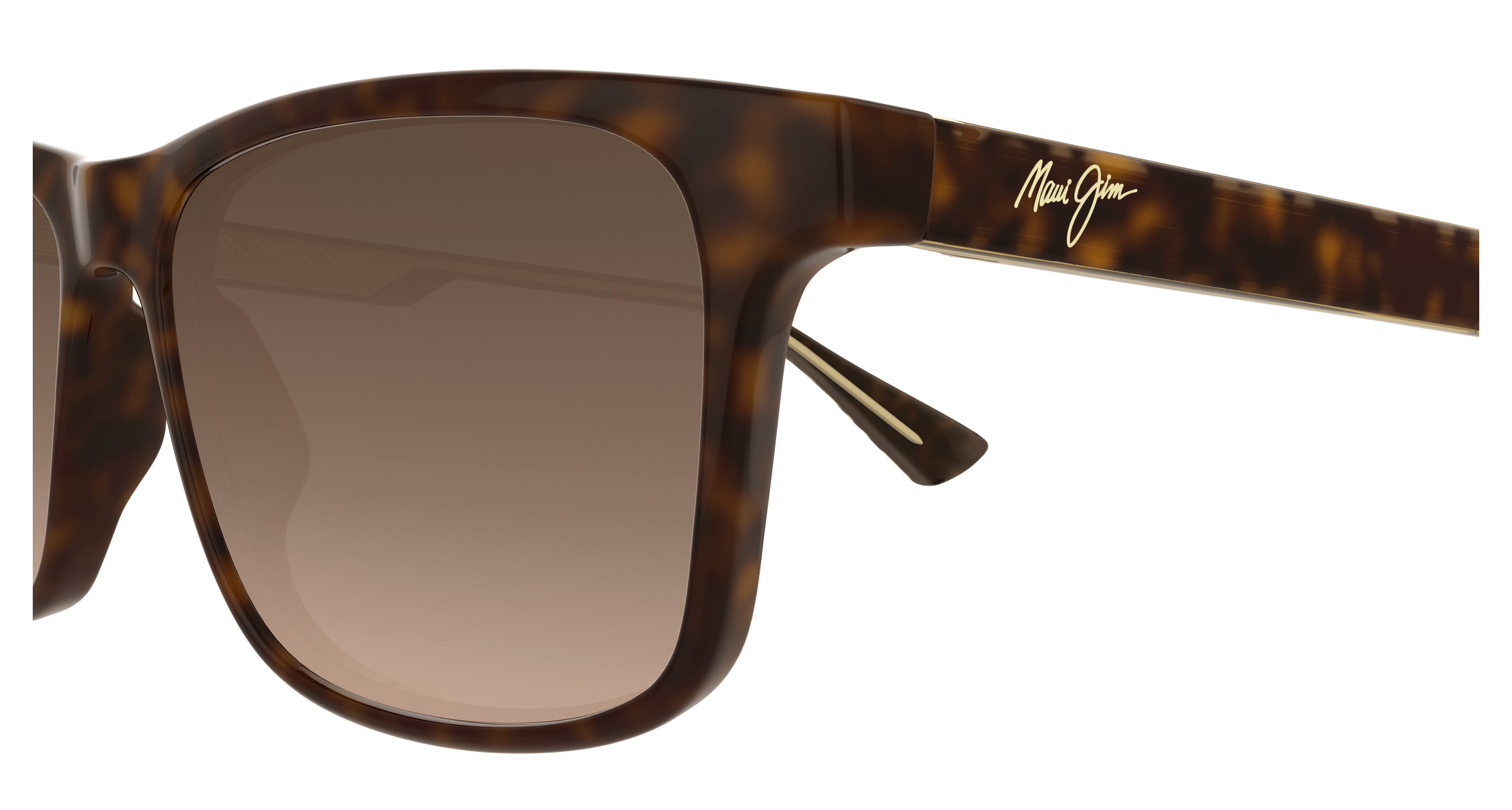 MAUI JIM SUNGLASSES - MJ0587S-002/HS587-10 HCL OKINA SHINY DARK HAVANA