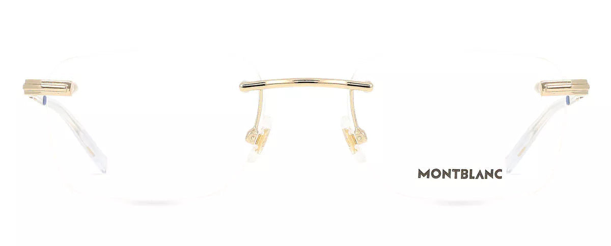 MONTBLANC EYEGLASSES - MB0148O 002 49 - Gold