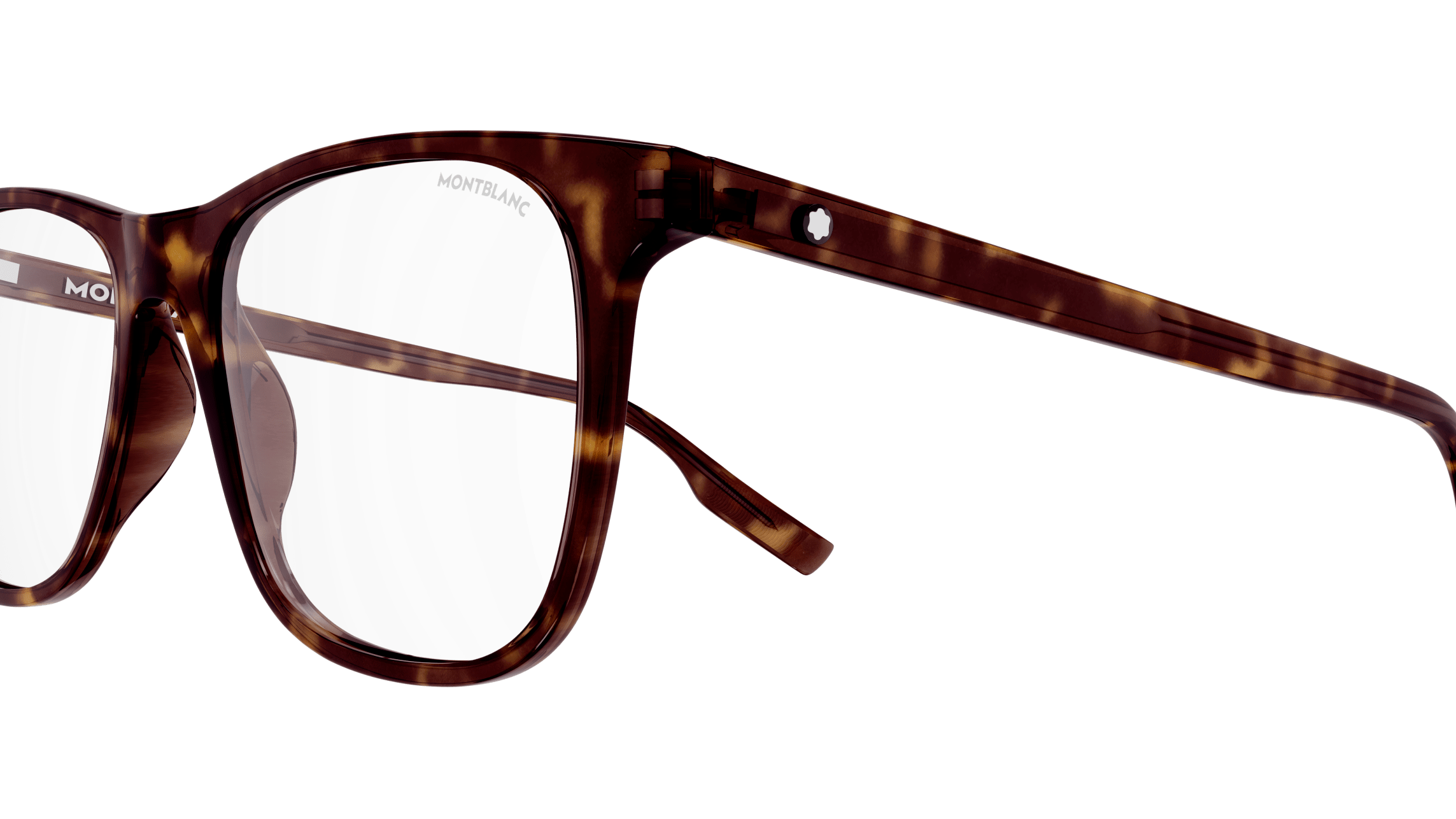 MONTBLANC EYEGLASSES - MB0174O 002 54 - Havana