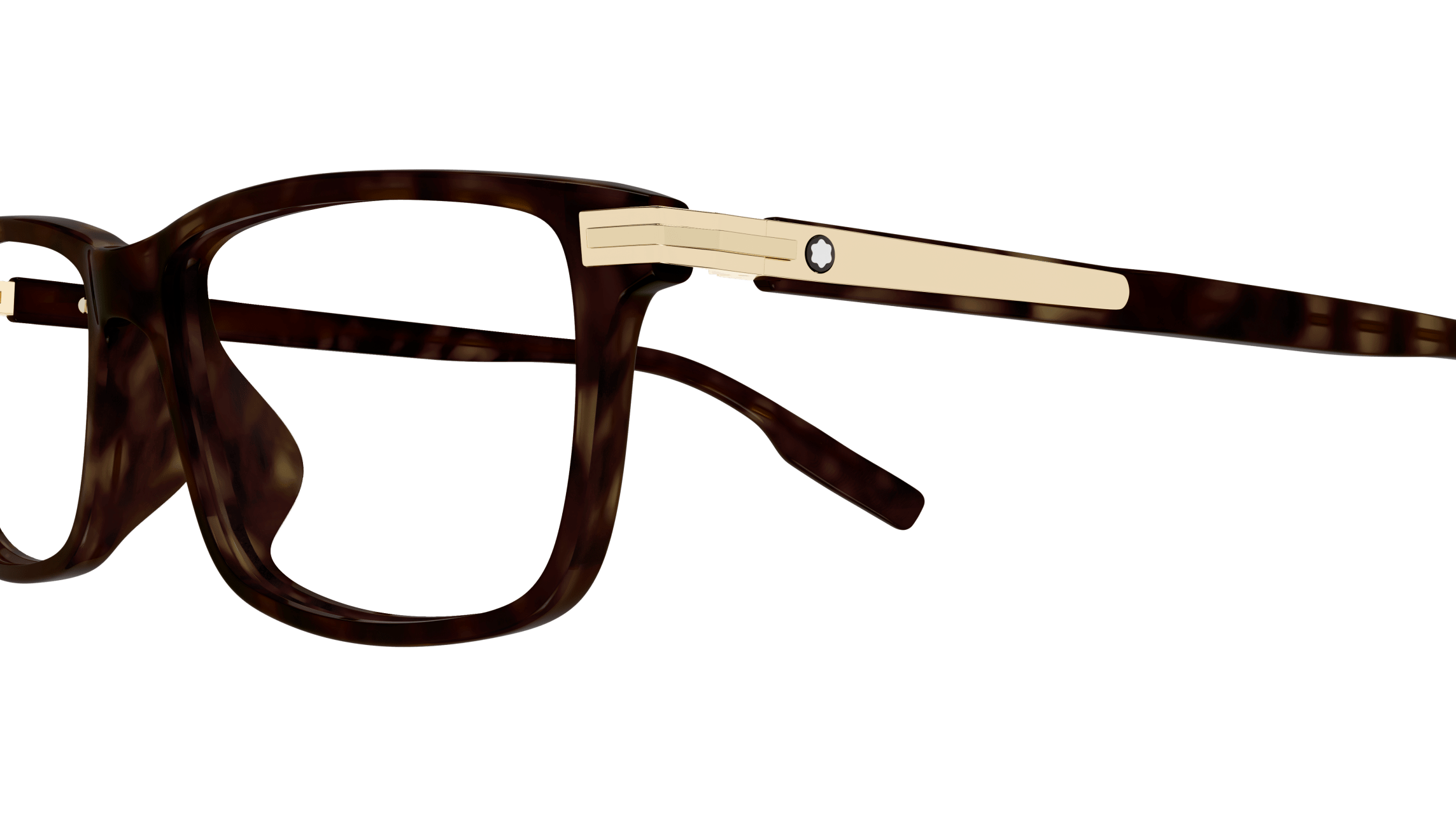 MONTBLANC EYEGLASSES - MB0217O 002 55 - Havana