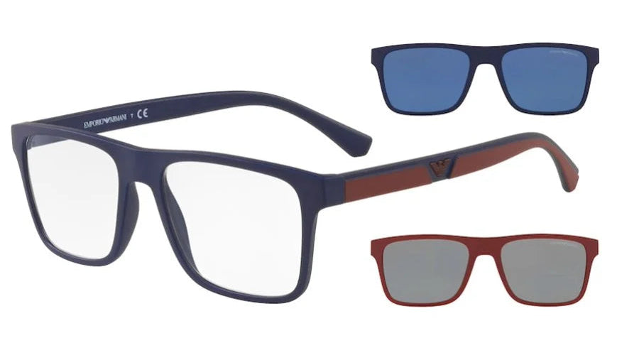 EMPORIO ARMANI CLIP-ON EYEGLASSES - EA4115 58541W 54