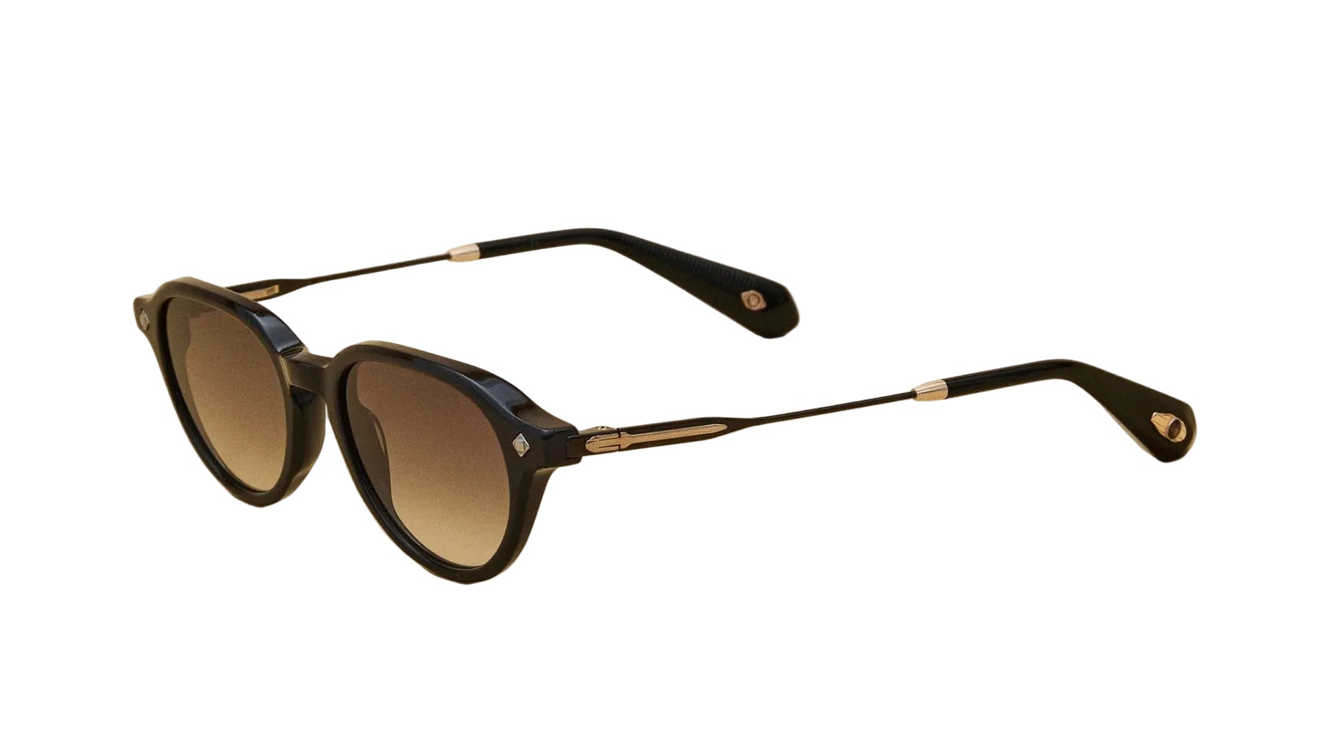 LUNETTERIE GENERALE SUNGLASSES - APRES SKI BLACK/16K GOLD GRAD GRY