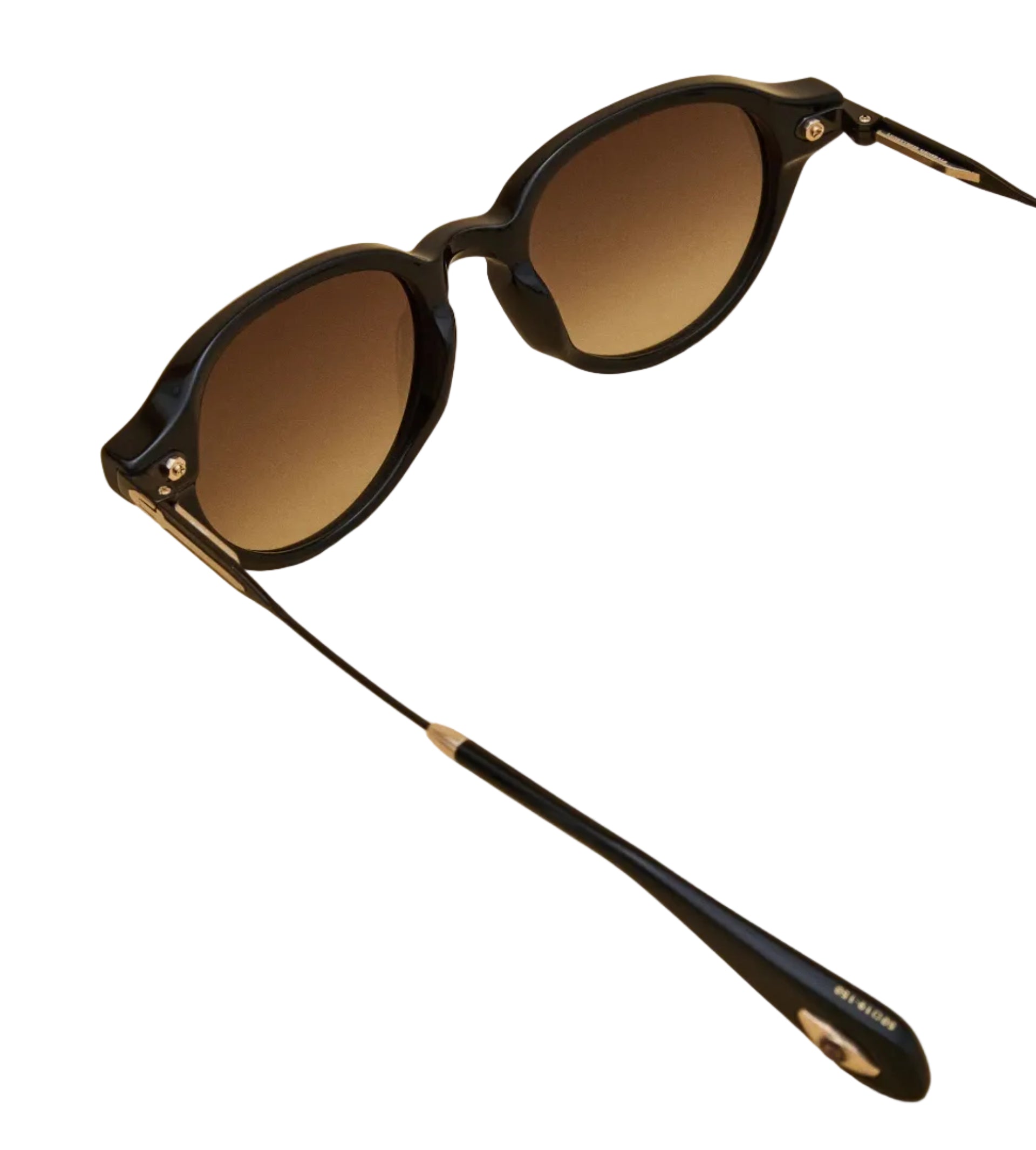 LUNETTERIE GENERALE SUNGLASSES - APRES SKI BLACK/16K GOLD GRAD GRY