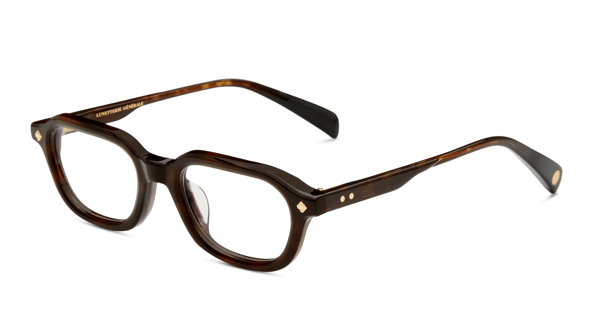 LUNETTERIE GENERALE EYEGLASSES - DOLCE FAR NIENTE DARK TORTOISE/18K GOLD