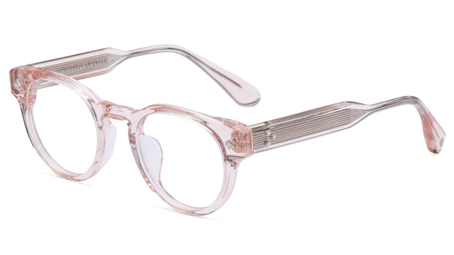 LUNETTERIE GENERALE EYEGLASSES - GOLDEN HOUR PINK CRYSTAL/PALLADIUM 50