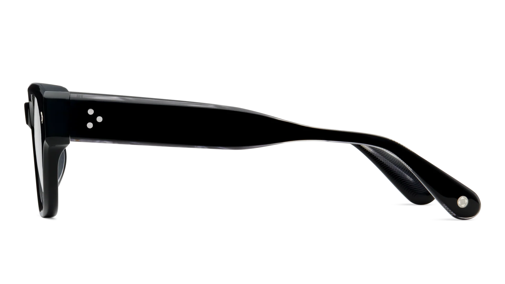 LUNETTERIE GENERALE EYEGLASSES - MINUIT MOINS UNE BLACK & SMOKE/PALLADIUM 54