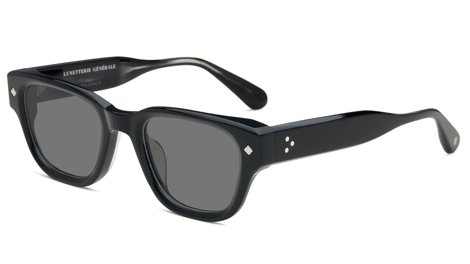 LUNETTERIE GENERALE SUNGLASSES - MINUIT MOINS UNE BLACK&SMOKE 54