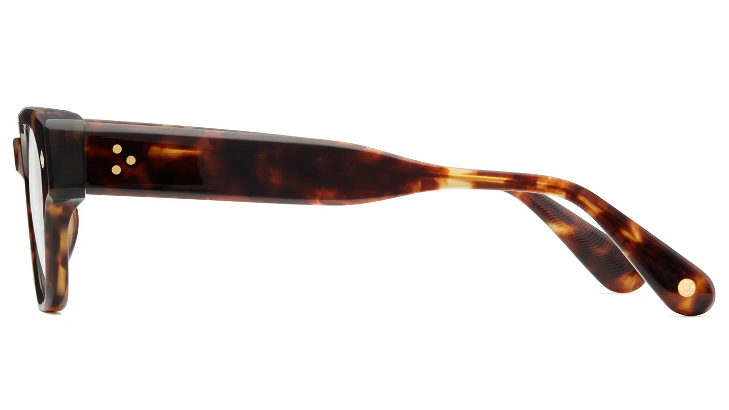 LUNETTERIE GENERALE EYEGLASSES - MINUIT MOINS UNE MEDIUM TORTOISE 24K GOLD 54