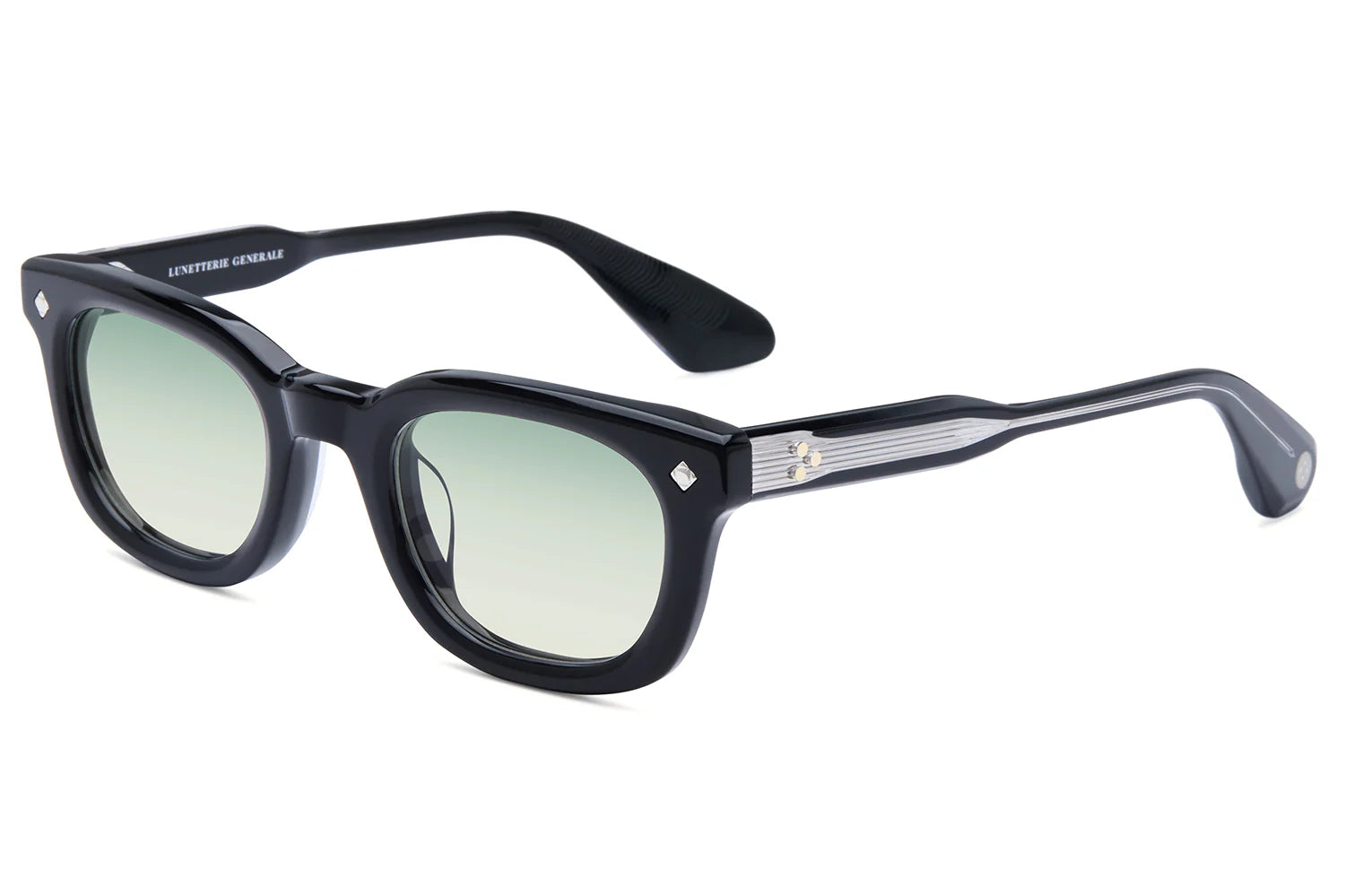 LUNETTERIE GENERALE SUNGLASSES - ONE MORE NIGHT BLACK/PALLADIUM 49