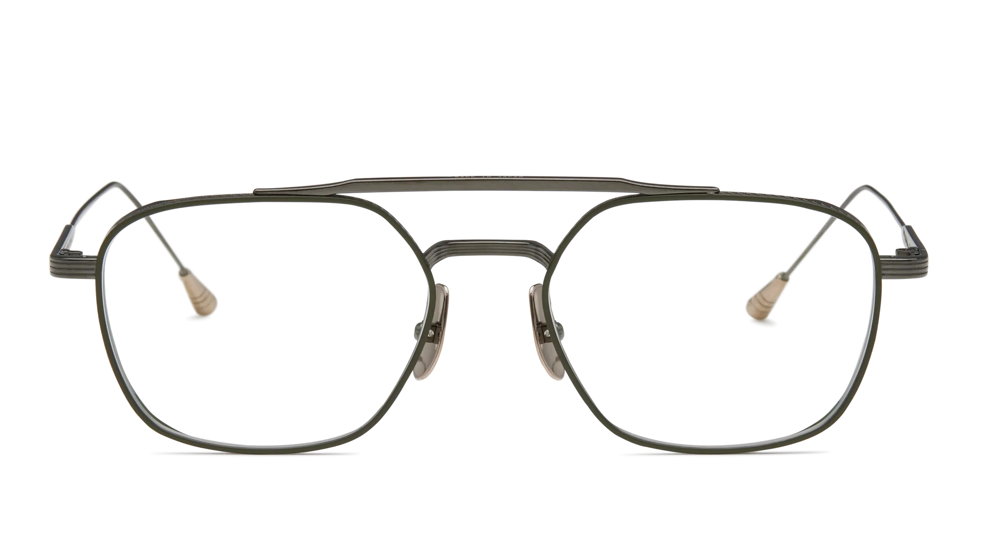 LUNETTERIE GENERALE EYEGLASSES - ROUTE 66 GUN METAL/18K 53