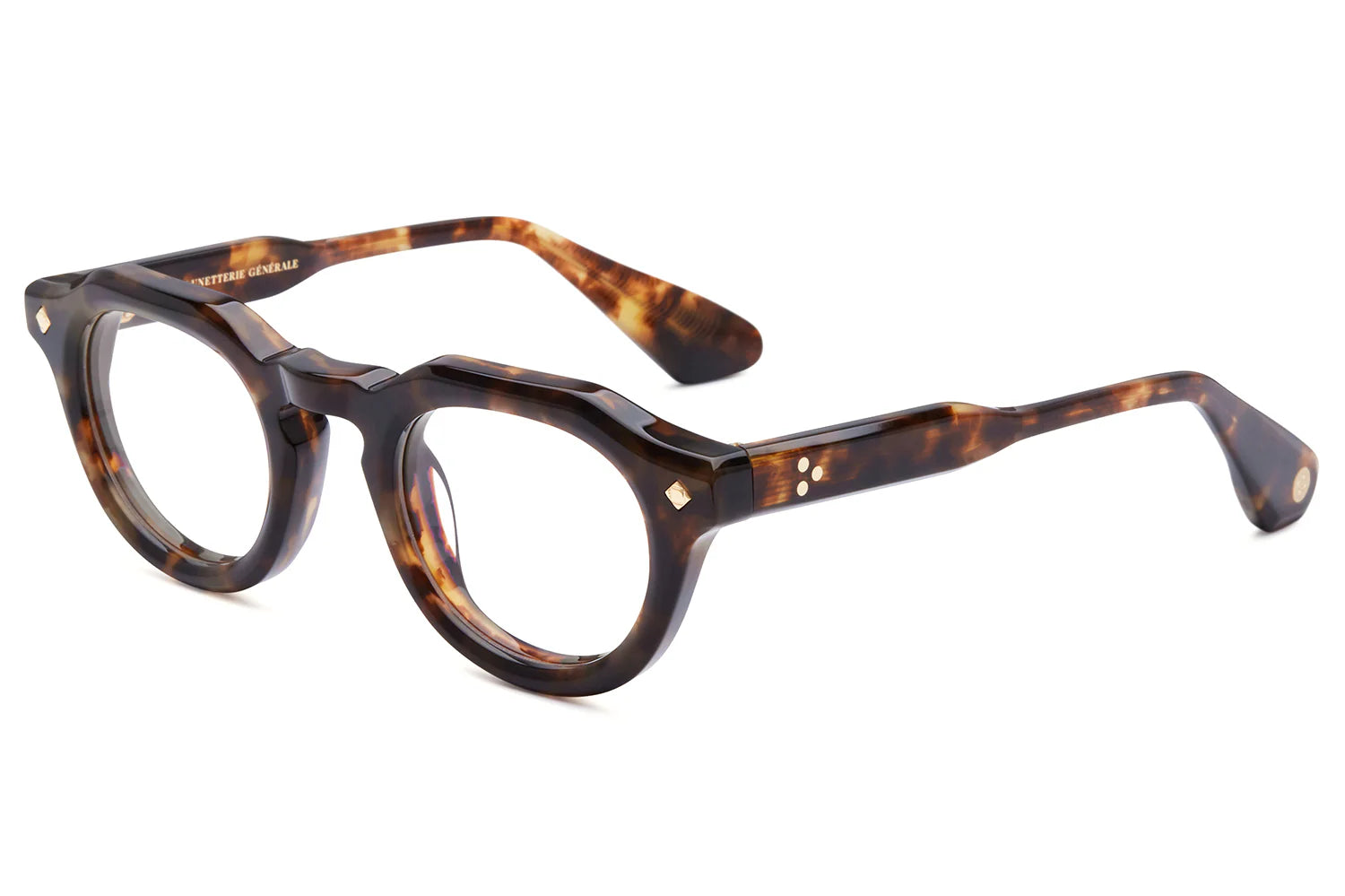 LUNETTERIE GENERALE EYEGLASSES - HELLO ROMEO MEDIUM TORTOISE/24K GOLD 47