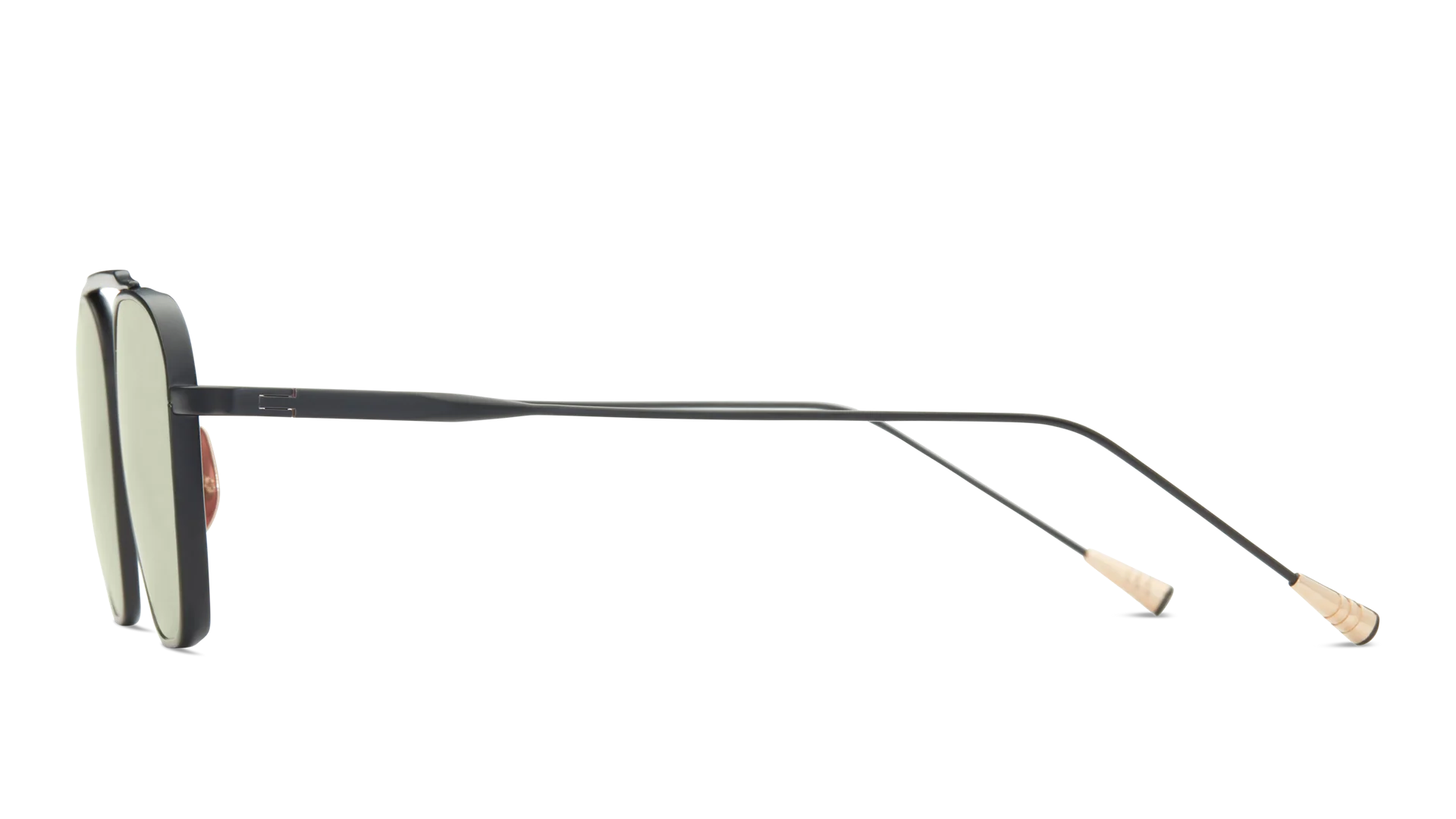 LUNETTERIE GENERALE SUNGLASSES - SPITFIRE BLACK SOLID GREEN G13 50