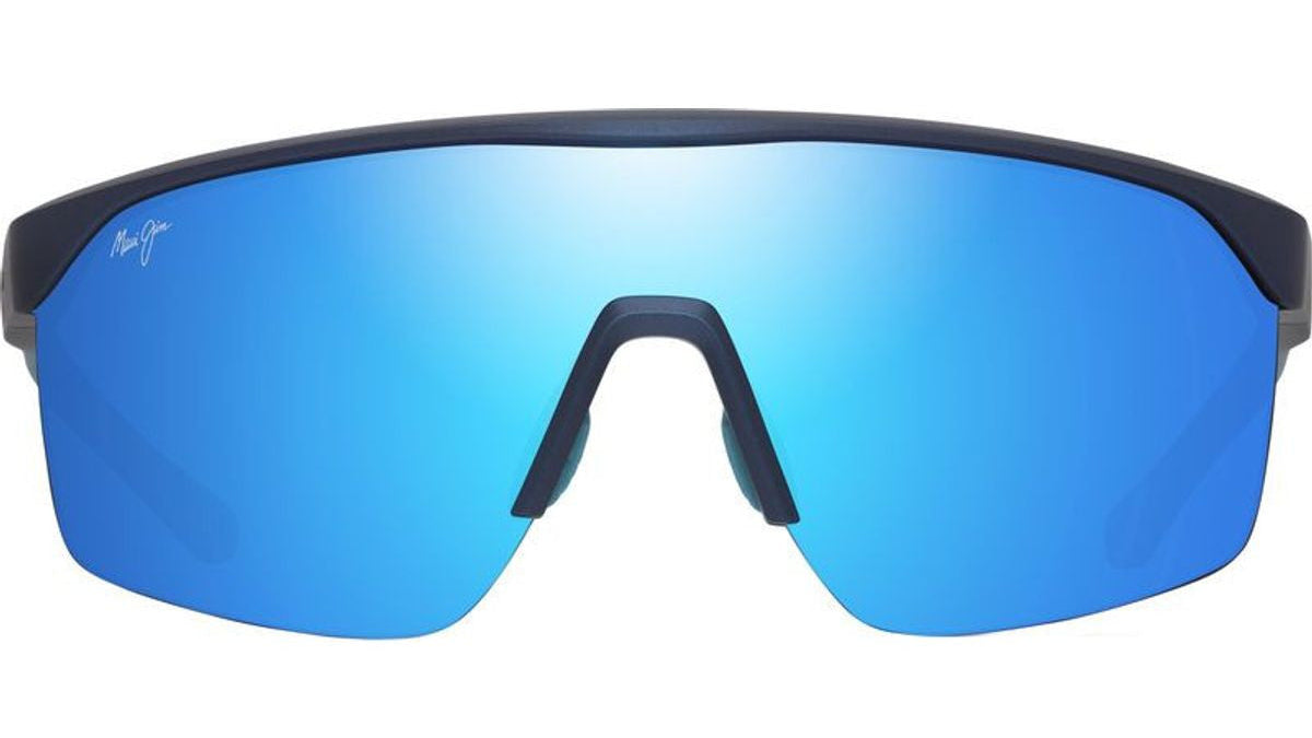 MAUI JIM SUNGLASSES - B596-02/MJ0596SA-004 BLUE HAWAII PALUNA AF METAL MTT DRK BLUE