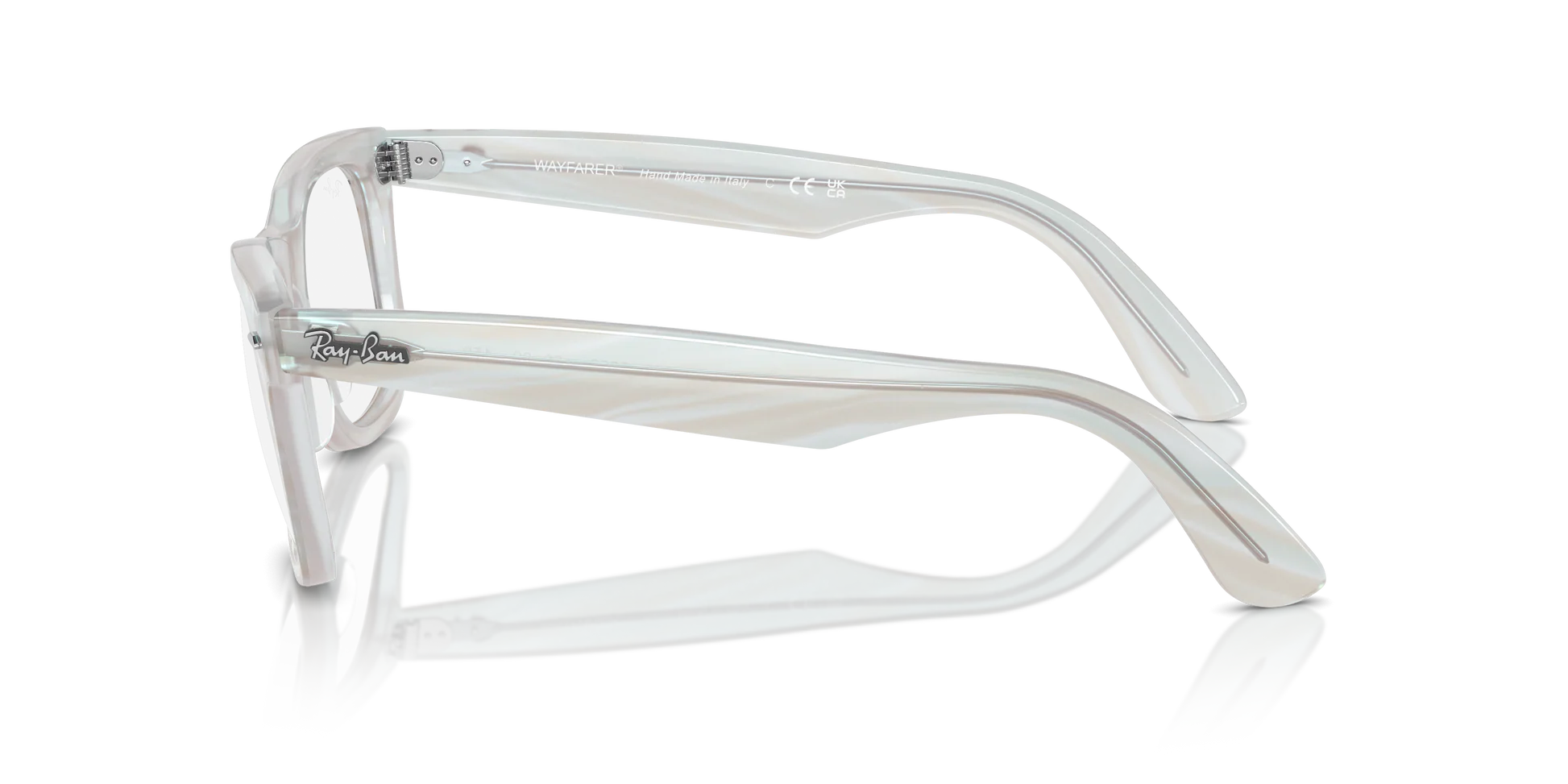 RAYBAN EYEGLASSES WAYFARER EASE - RX4340V 8382 50 - Photo Striped Light Blue