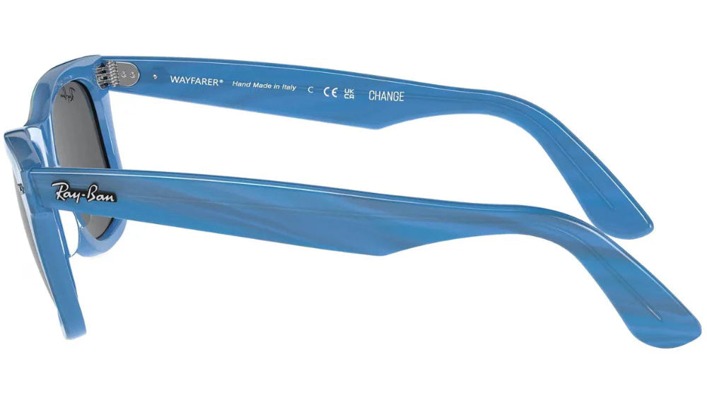 RAY-BAN SUNGLASSES WAYFARER - RB2140 1409B1 50 - Photo Striped Blue