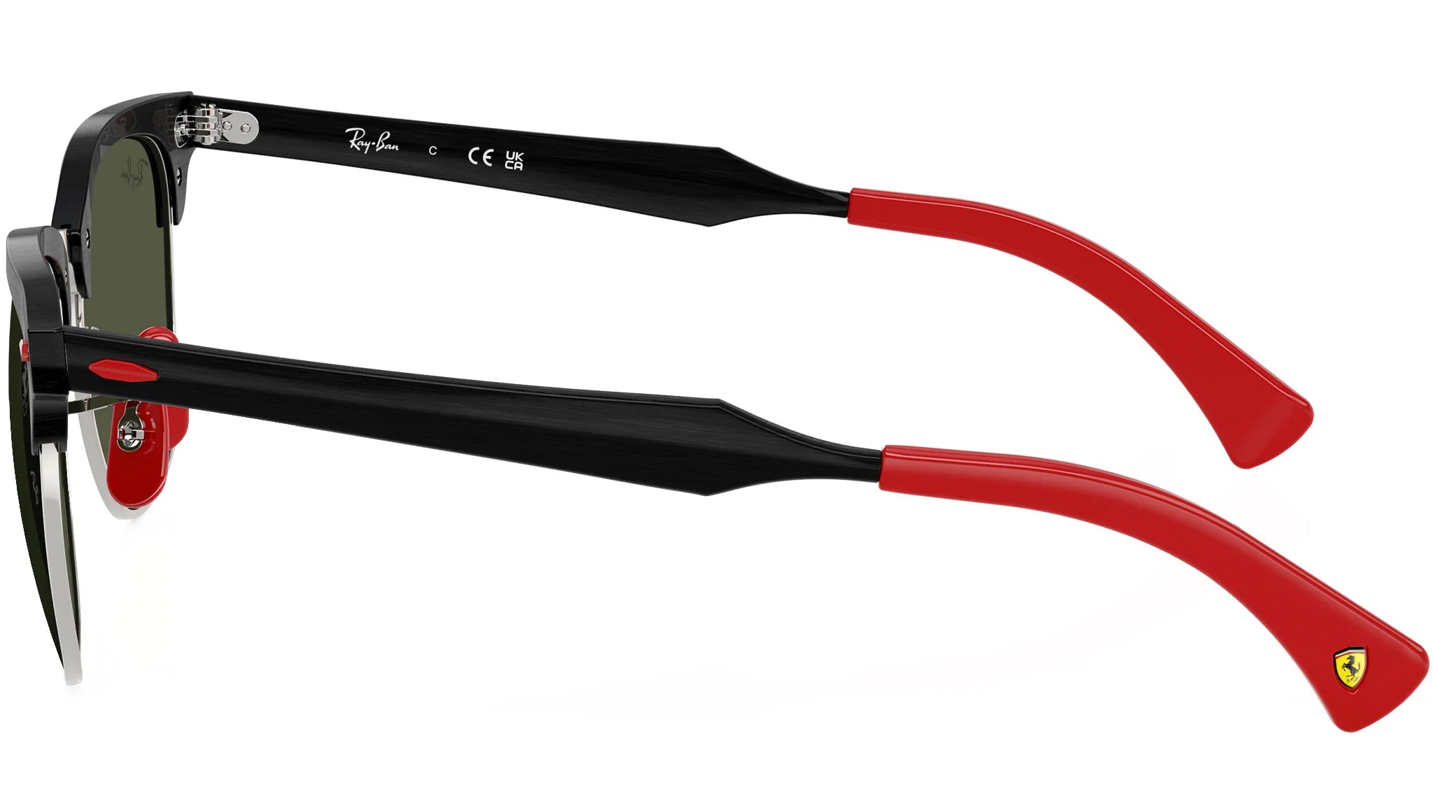 RAY-BAN SUNGLASSES SCUDERIA FERRARI - RB3807M F11031 51 - Brushed Black on Silver